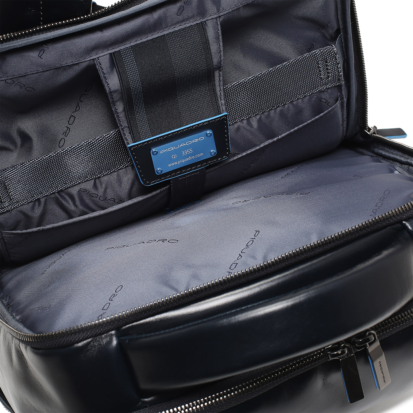 Кожаный рюкзак Piquadro Blue square