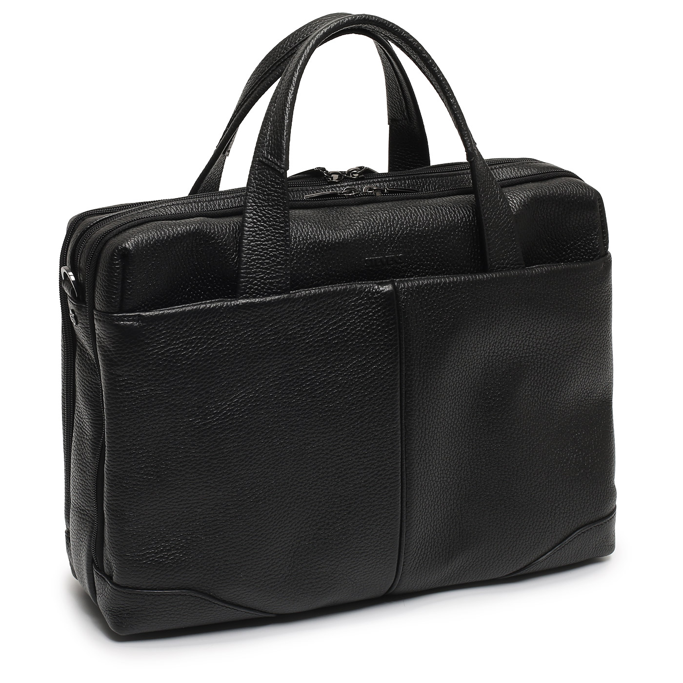 Мужская кожаная деловая сумка Stevens 