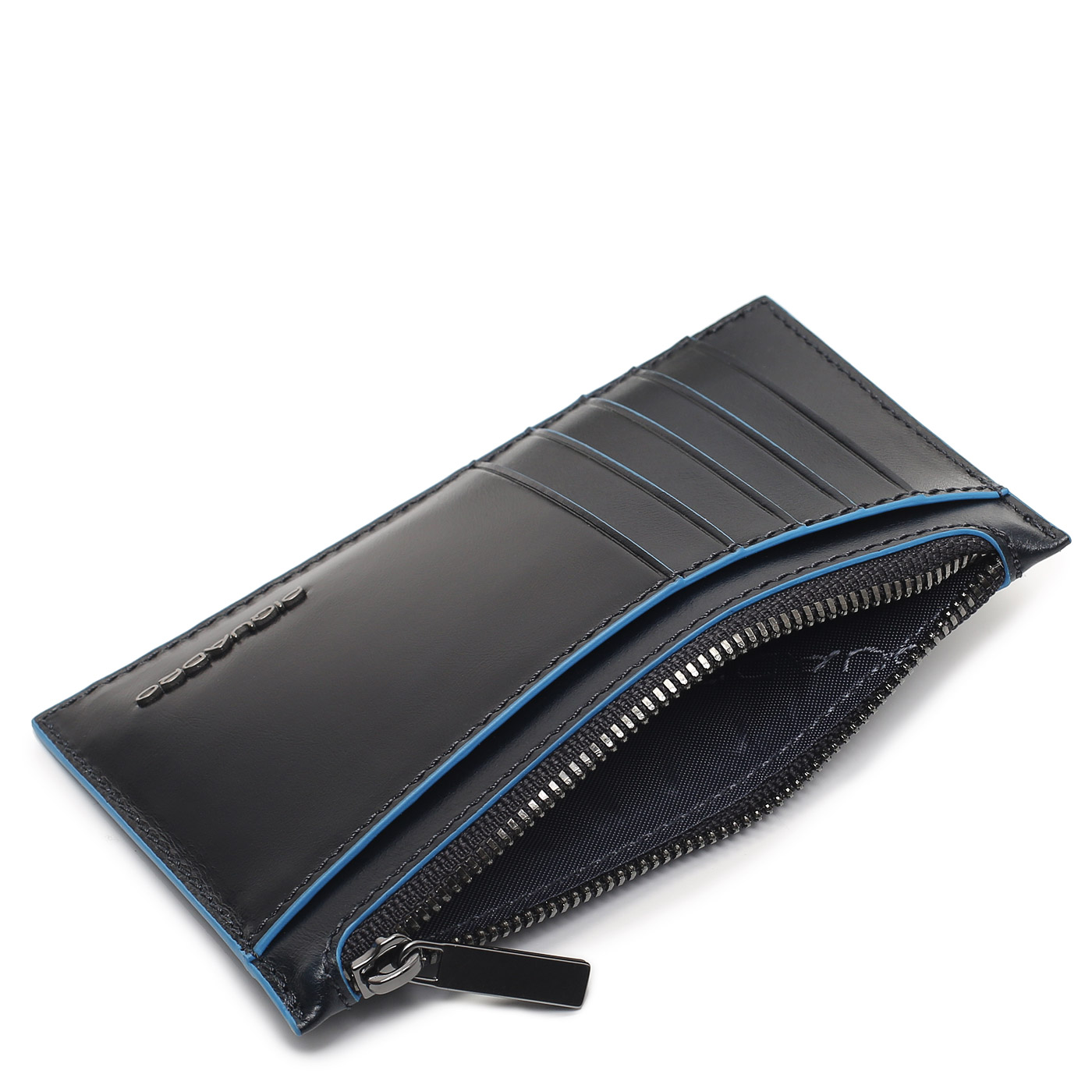 Кожаная визитница Piquadro Blue square