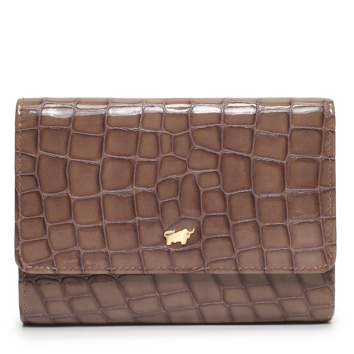Braun Buffel Лакированное складное портмоне