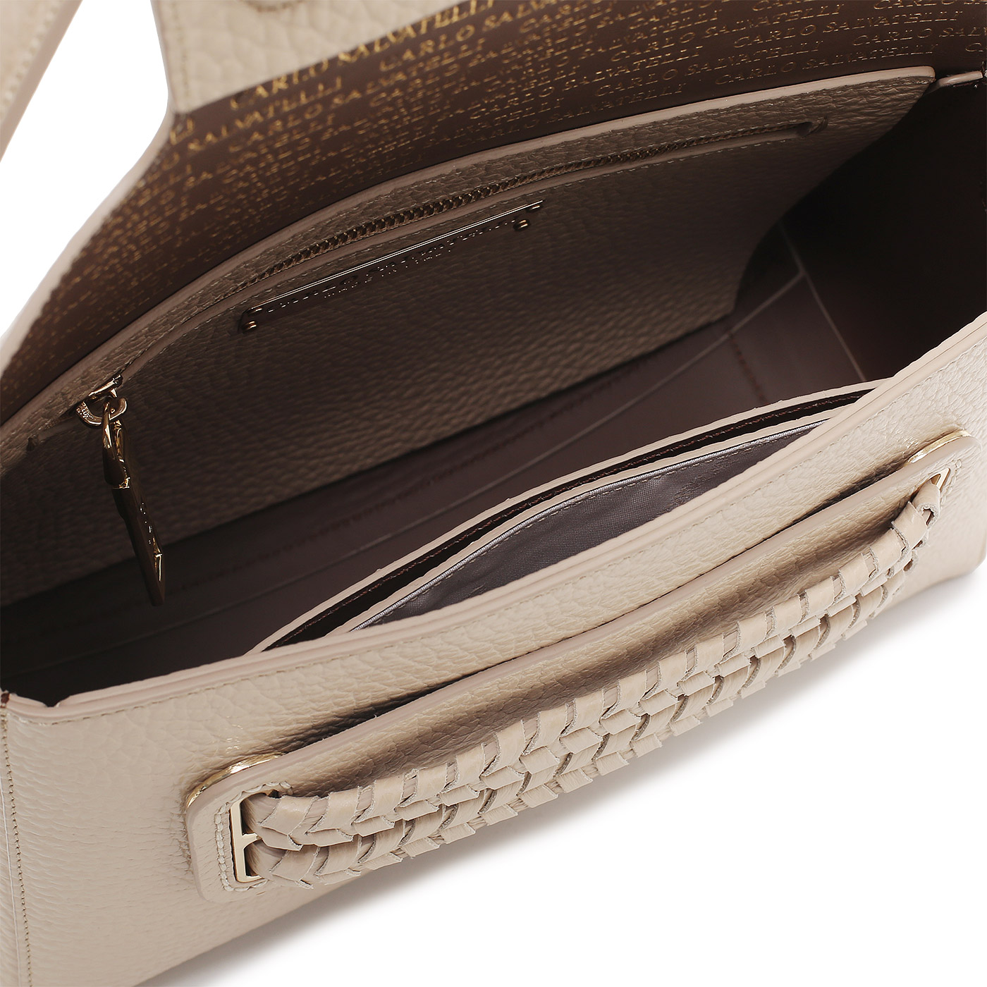 Кожаная сумка Carlo Salvatelli Charlotte cervino