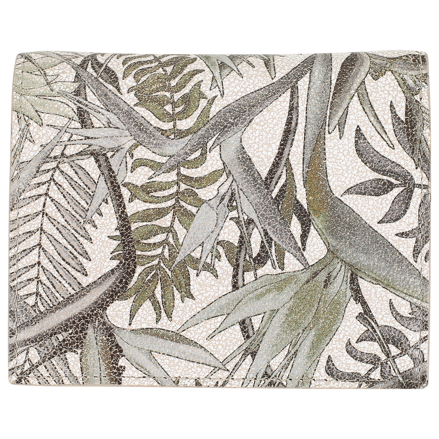 Бежевый кошелек на кнопке Aurelli Luna tropico