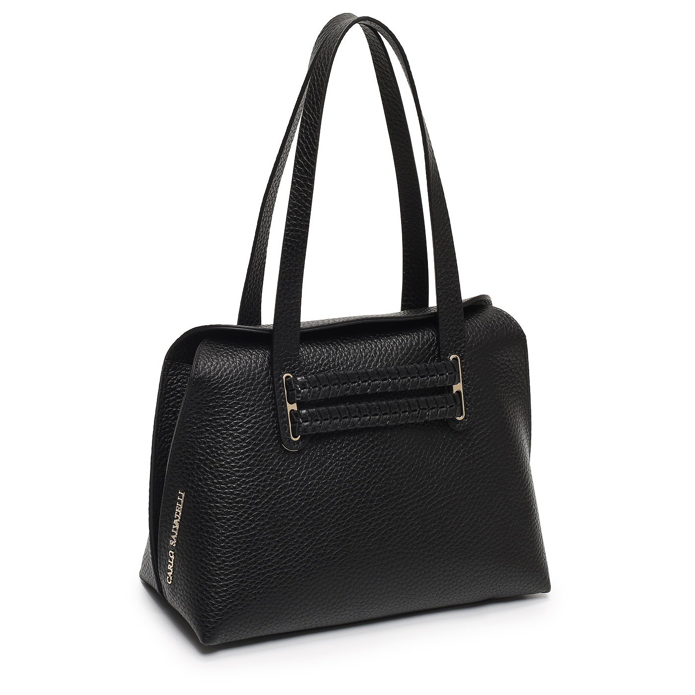 Кожаная сумка Carlo Salvatelli Charlotte cervino