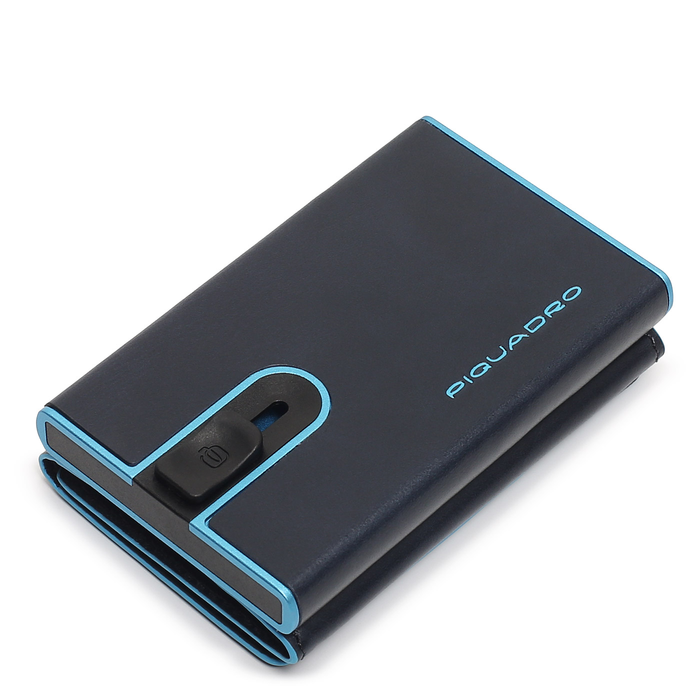 Кожаная визитница Piquadro Blue square