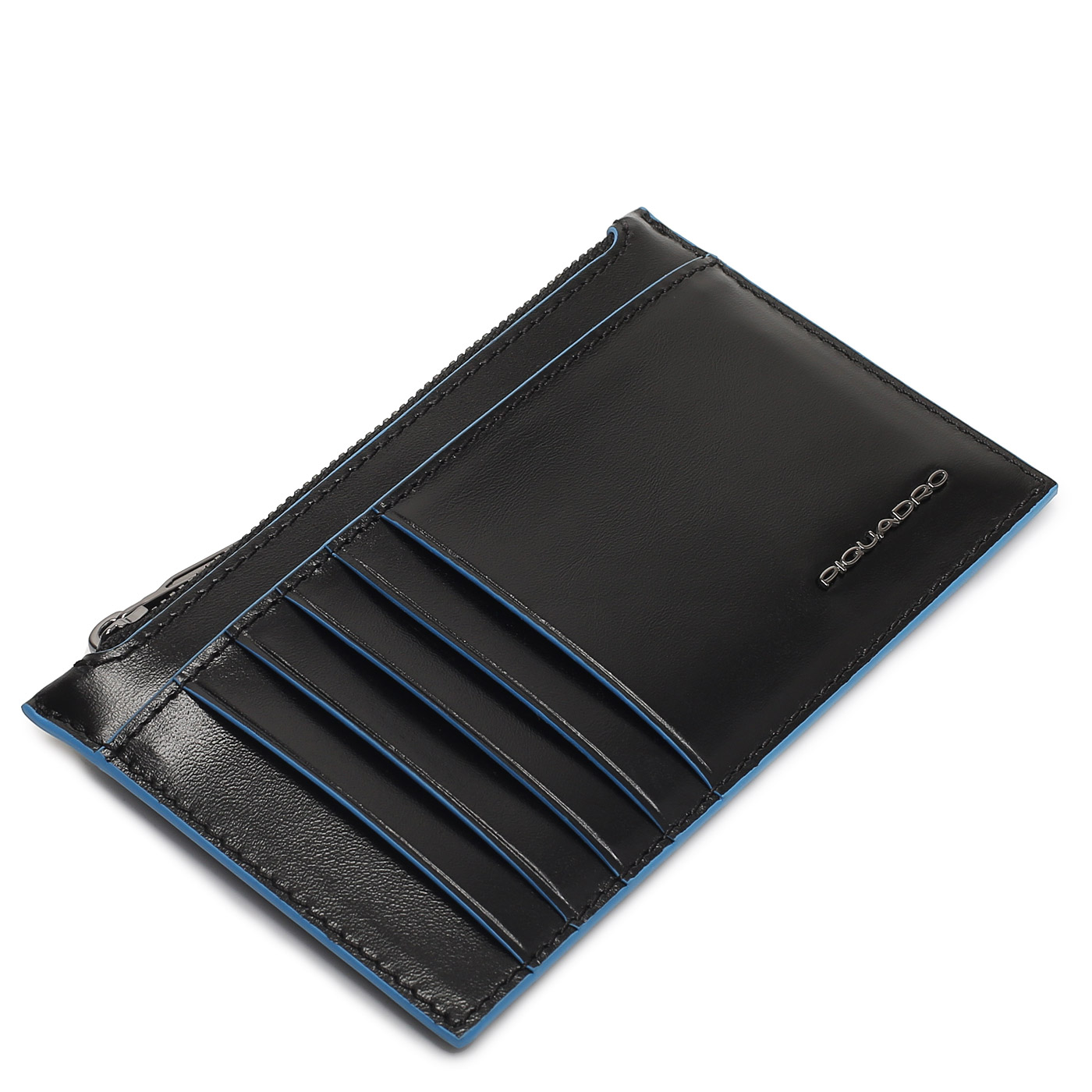 Кожаная визитница Piquadro Blue square