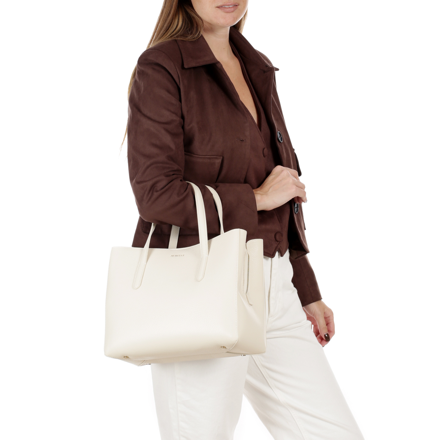 Кожаная сумка Aurelli Soft