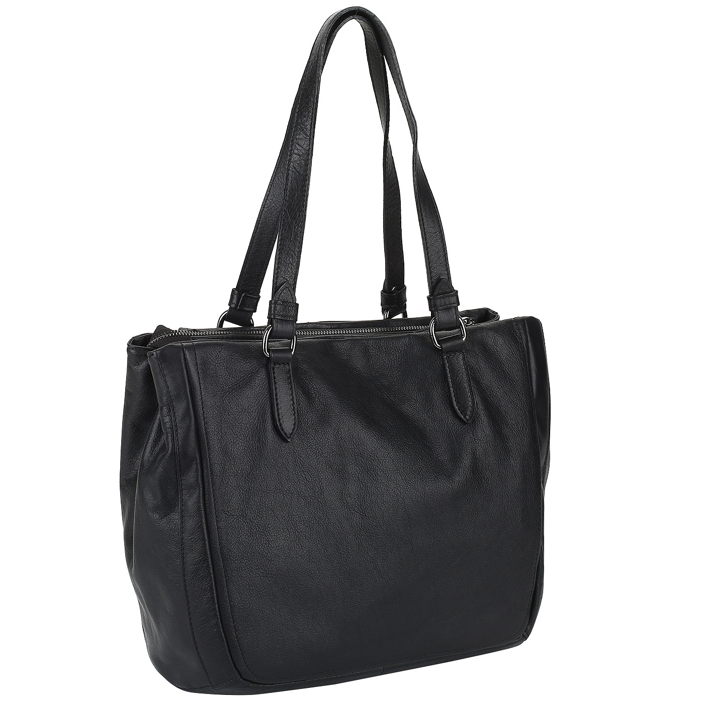 Сумка-тоут из кожи Bruno Rossi 