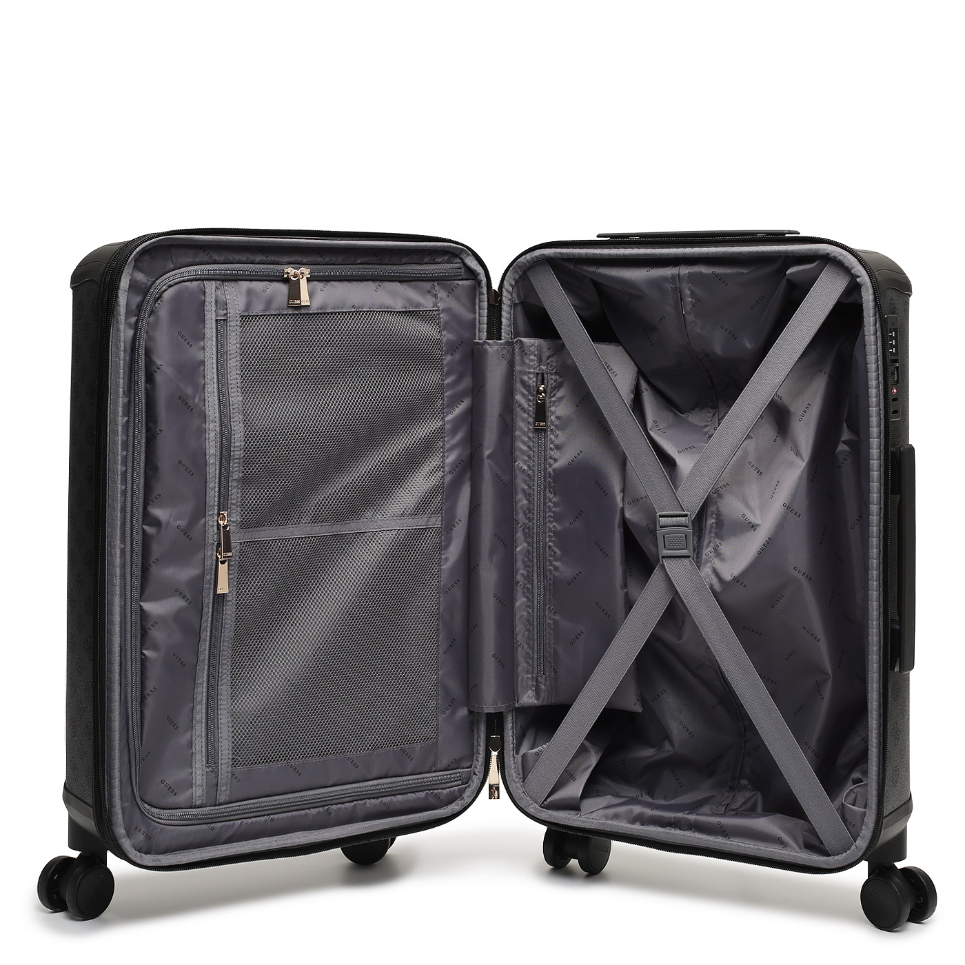 Чемодан средний M из полиурeтана Guess Wilder