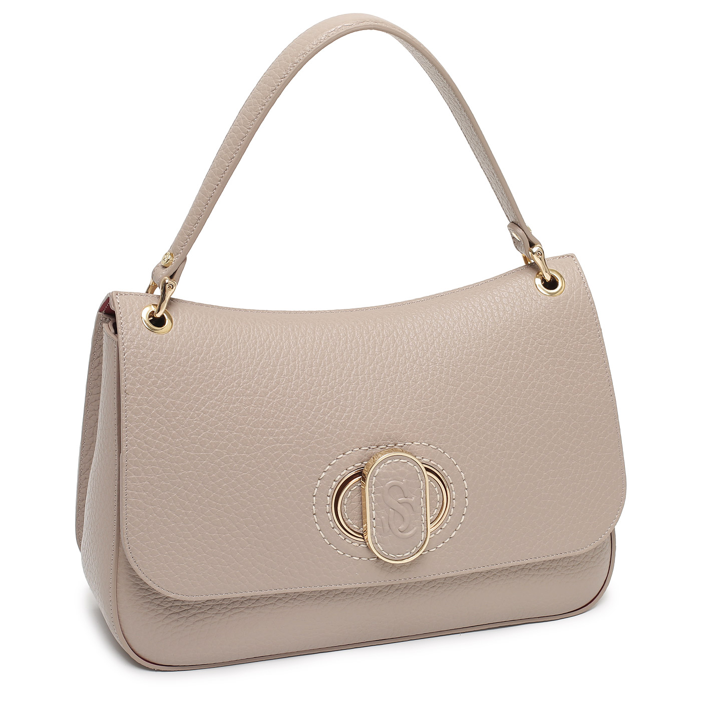 Кожаная сумка Carlo Salvatelli Madeleine cervino