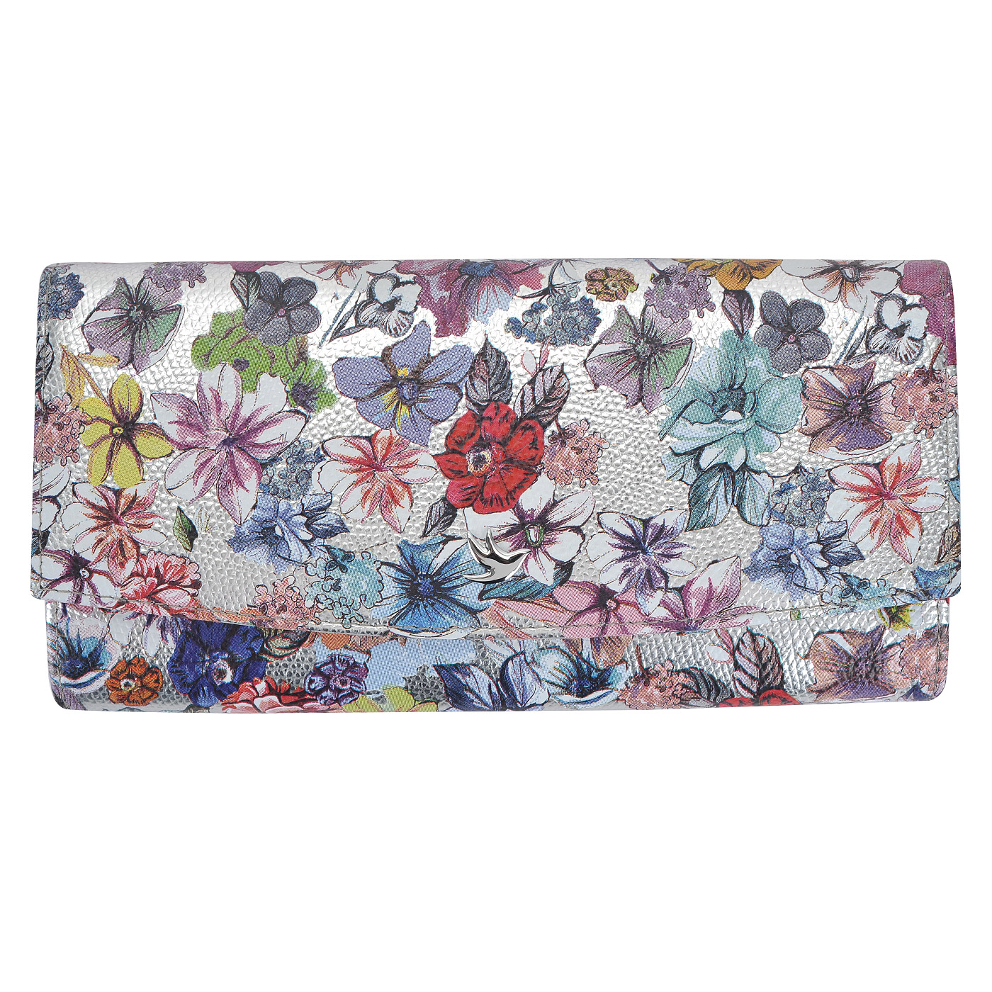 Aurelli Женское кожаное портмоне с принтом