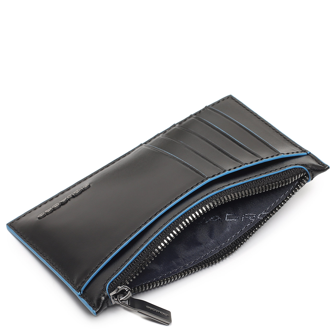 Кожаная визитница Piquadro Blue square