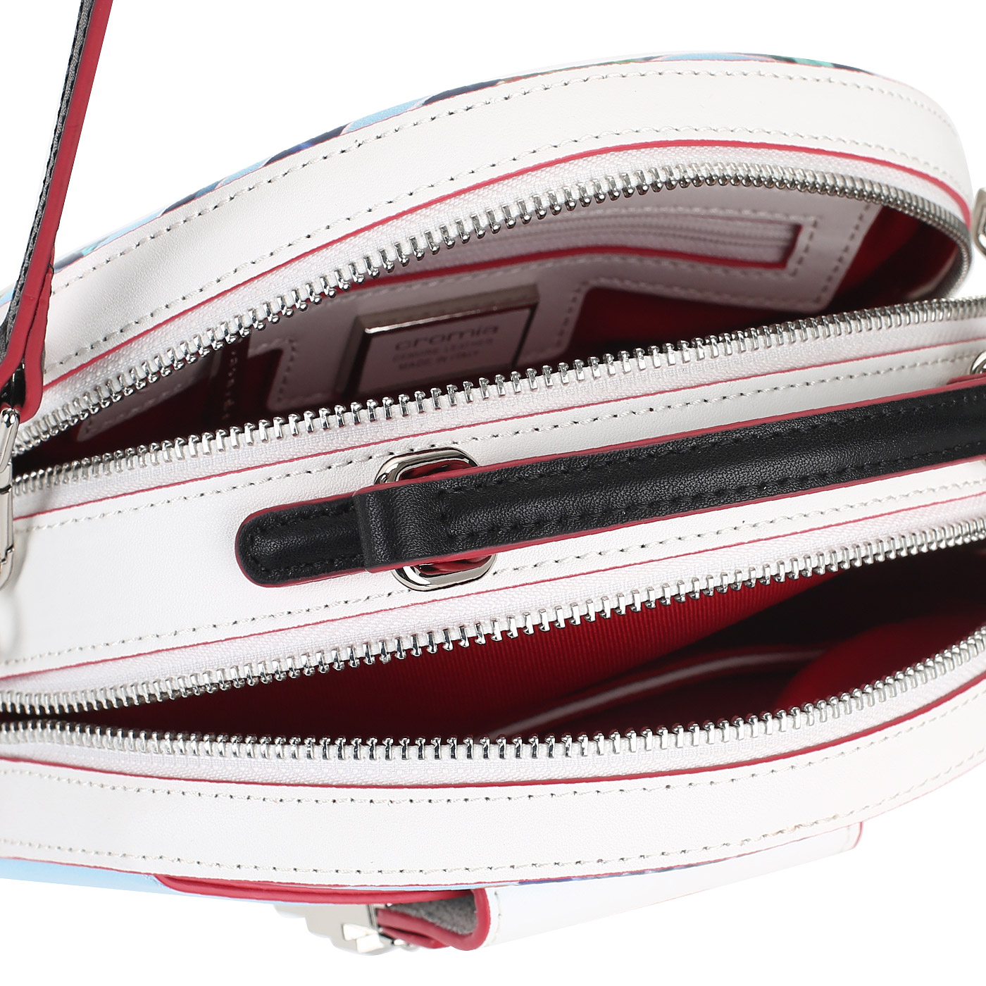 Кожаная сумочка с принтом Cromia It giambia