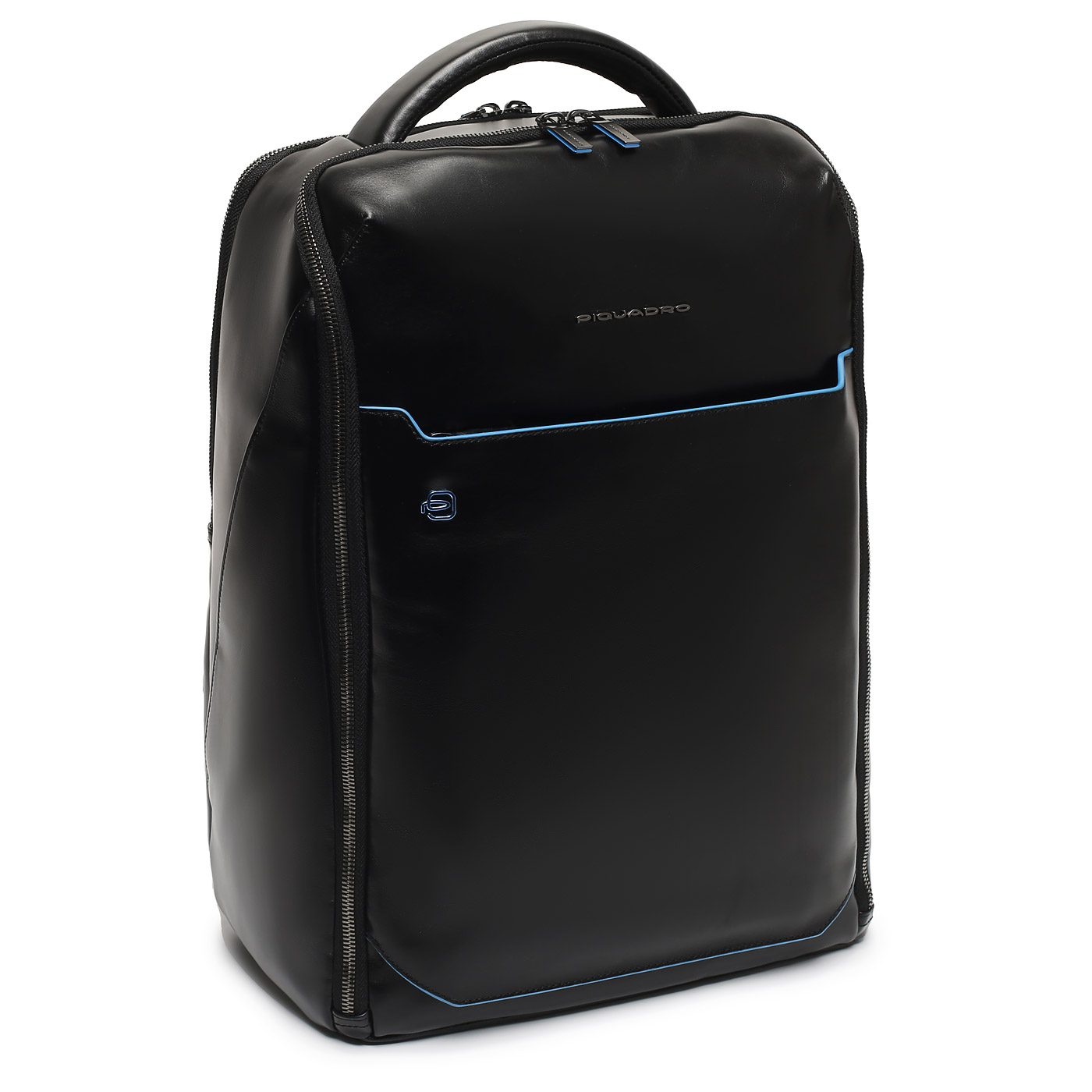 Кожаный рюкзак Piquadro Blue square