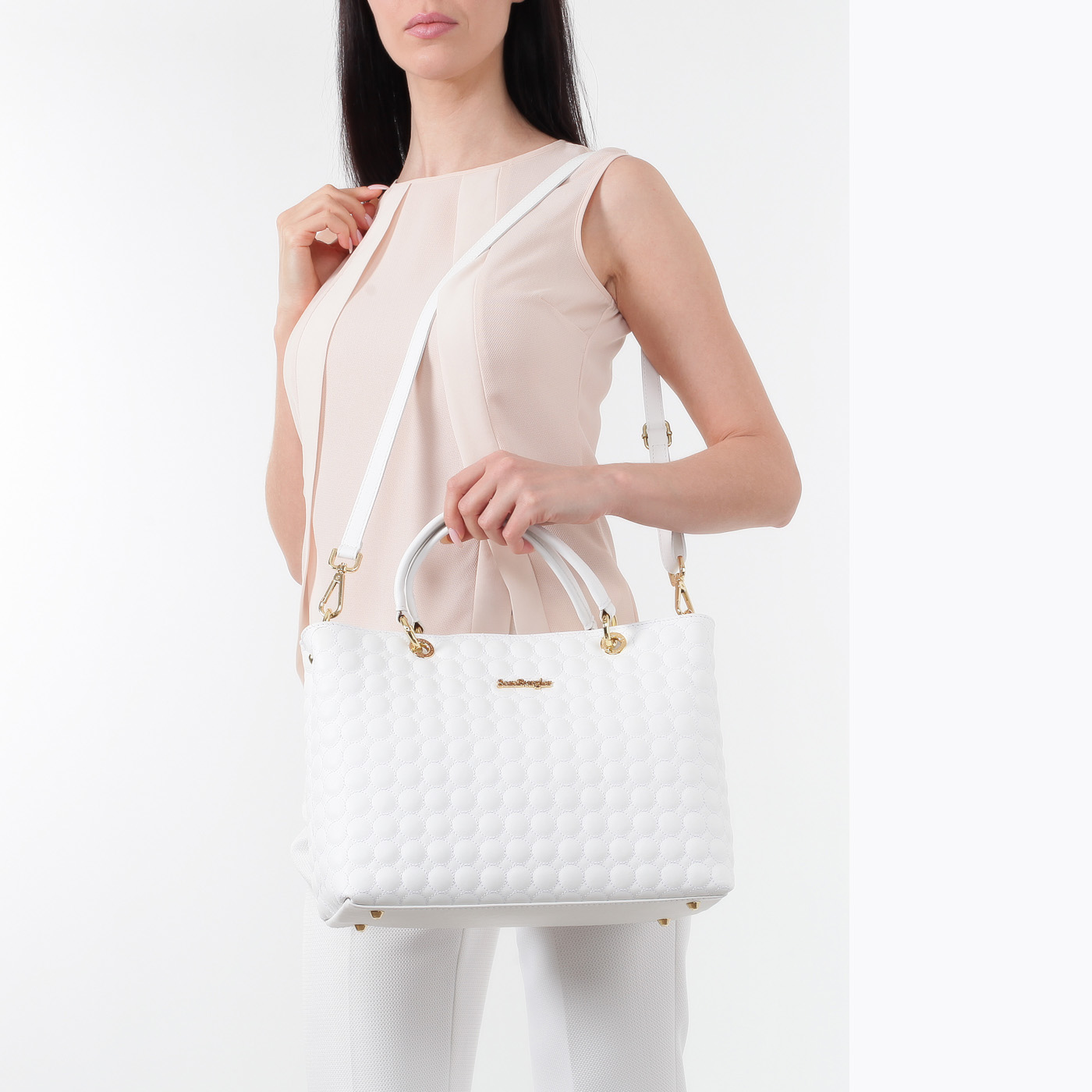 Стеганая сумка Sara Burglar Helen Ricamo