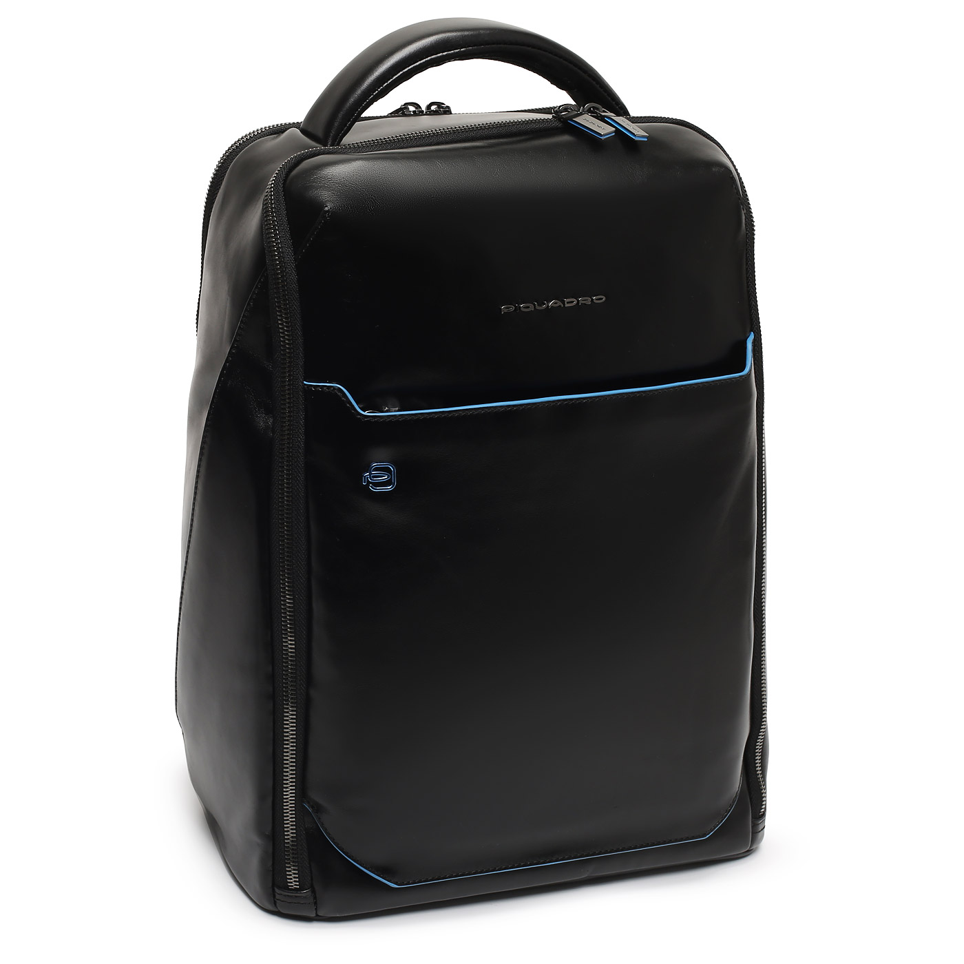 Кожаный рюкзак Piquadro Blue square