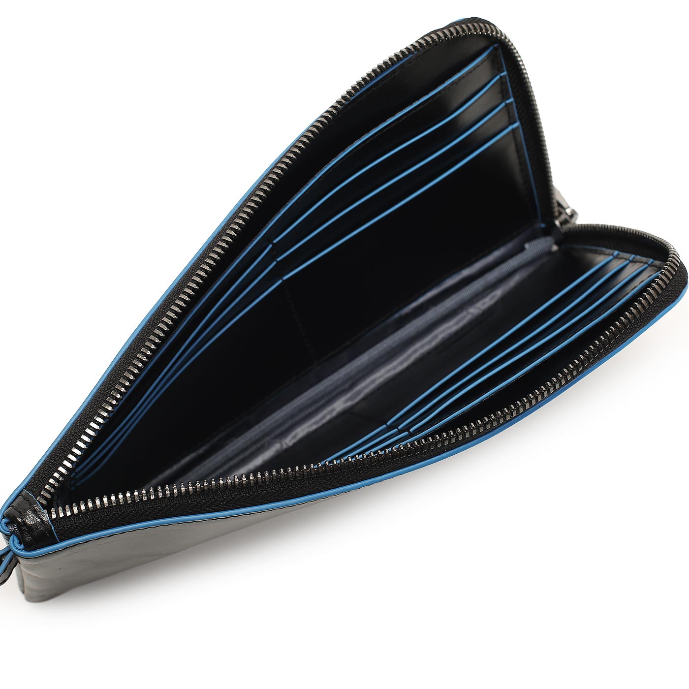 Портмоне на полную купюру Piquadro Blue square