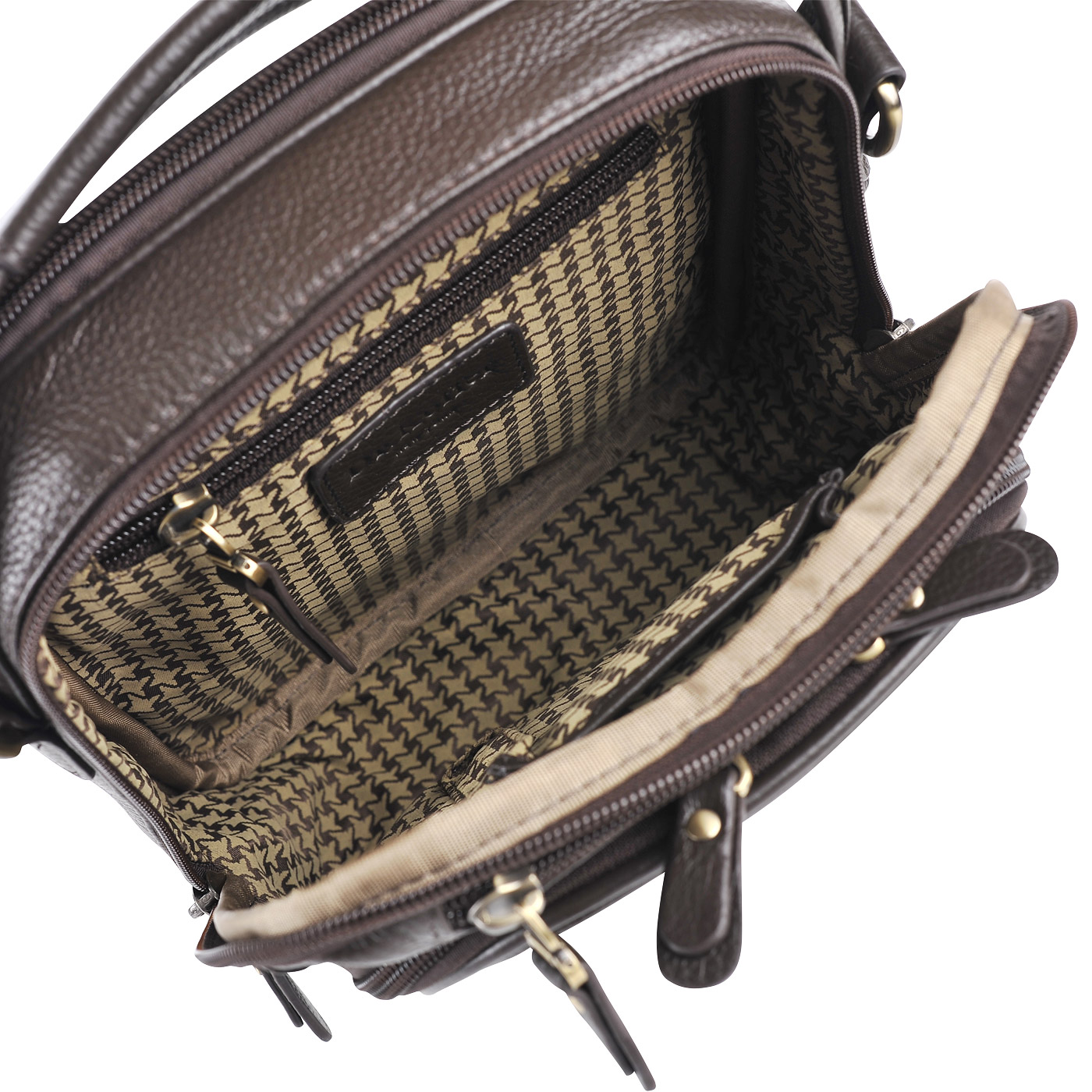 Мужская кожаная сумка через плечо Dr. Koffer 