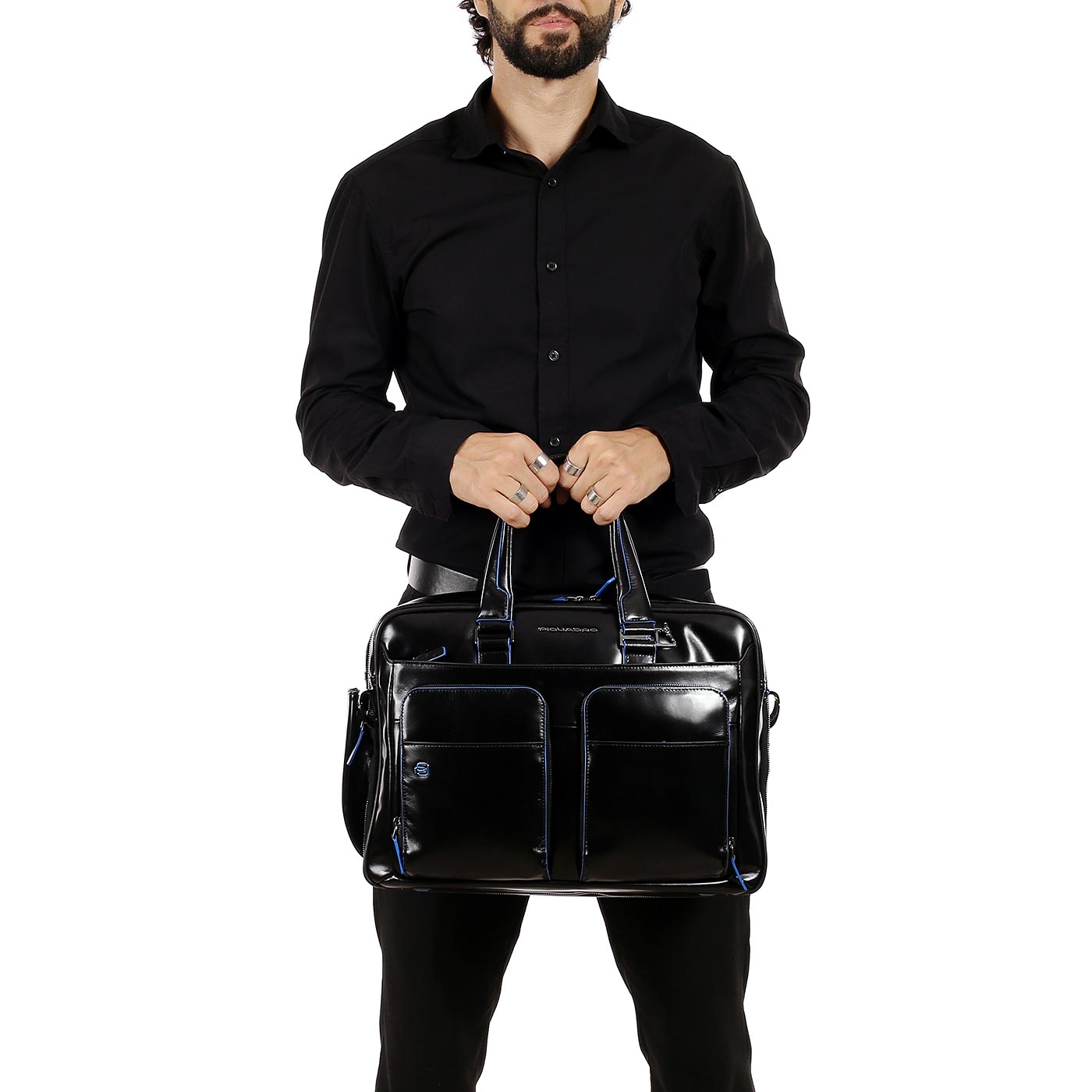 Сумка для ноутбука Piquadro Blue square