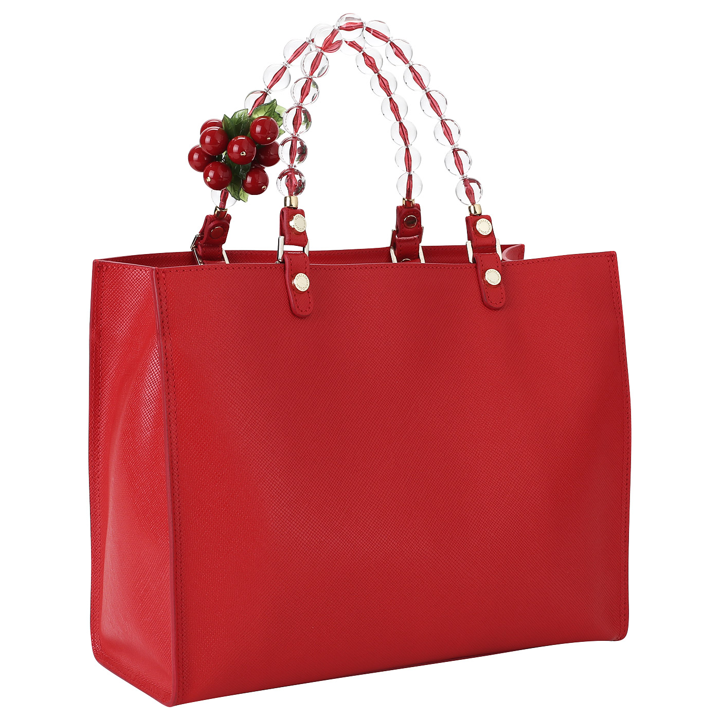 Женская кожаная сумка с двойными ручками Roberta Gandolfi Cappuccetto rosso