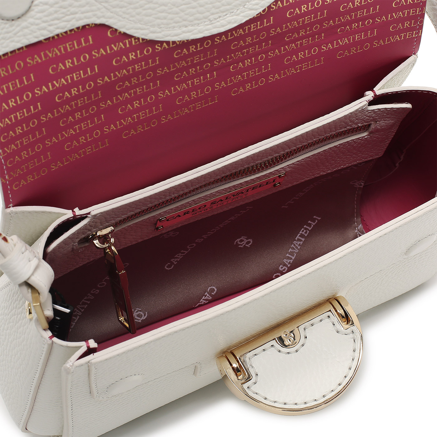 Кожаная сумка Carlo Salvatelli Tiziana gemma