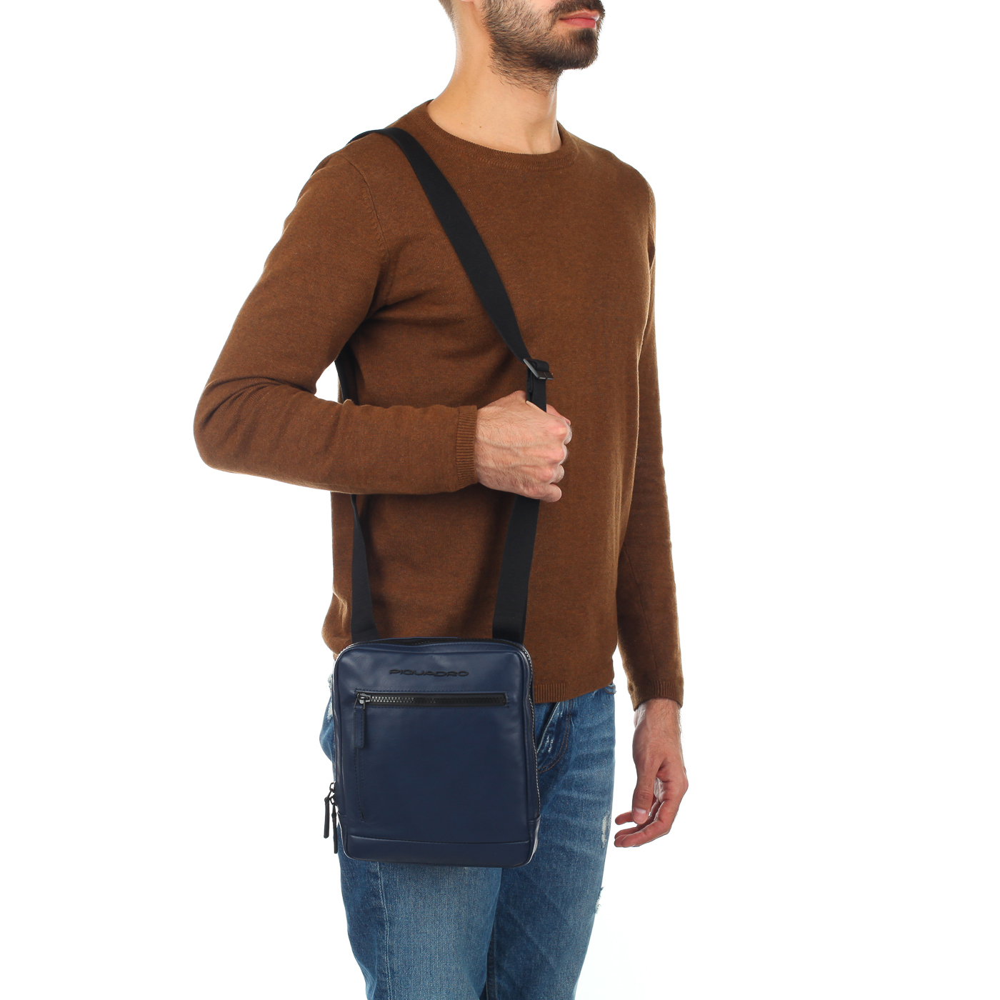 Мужская сумка-планшет через плечо Piquadro Setebos