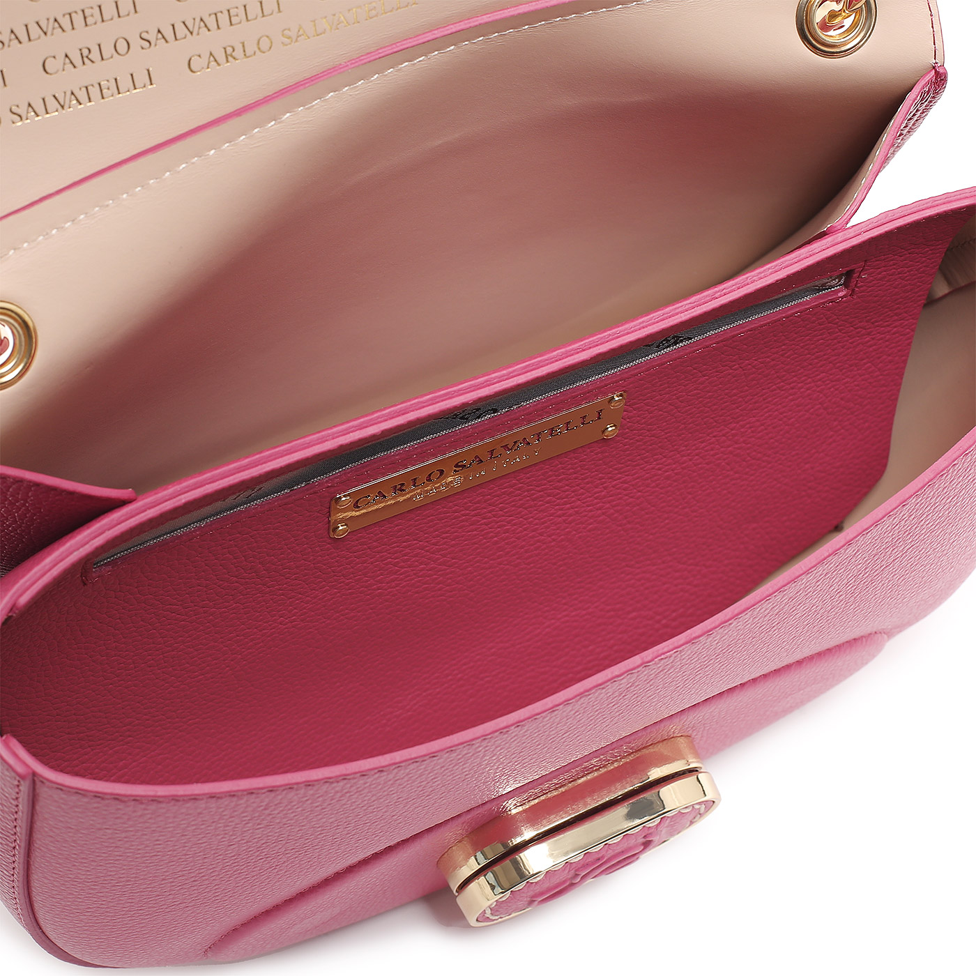 Кожаная сумка Carlo Salvatelli Madeleine gemma