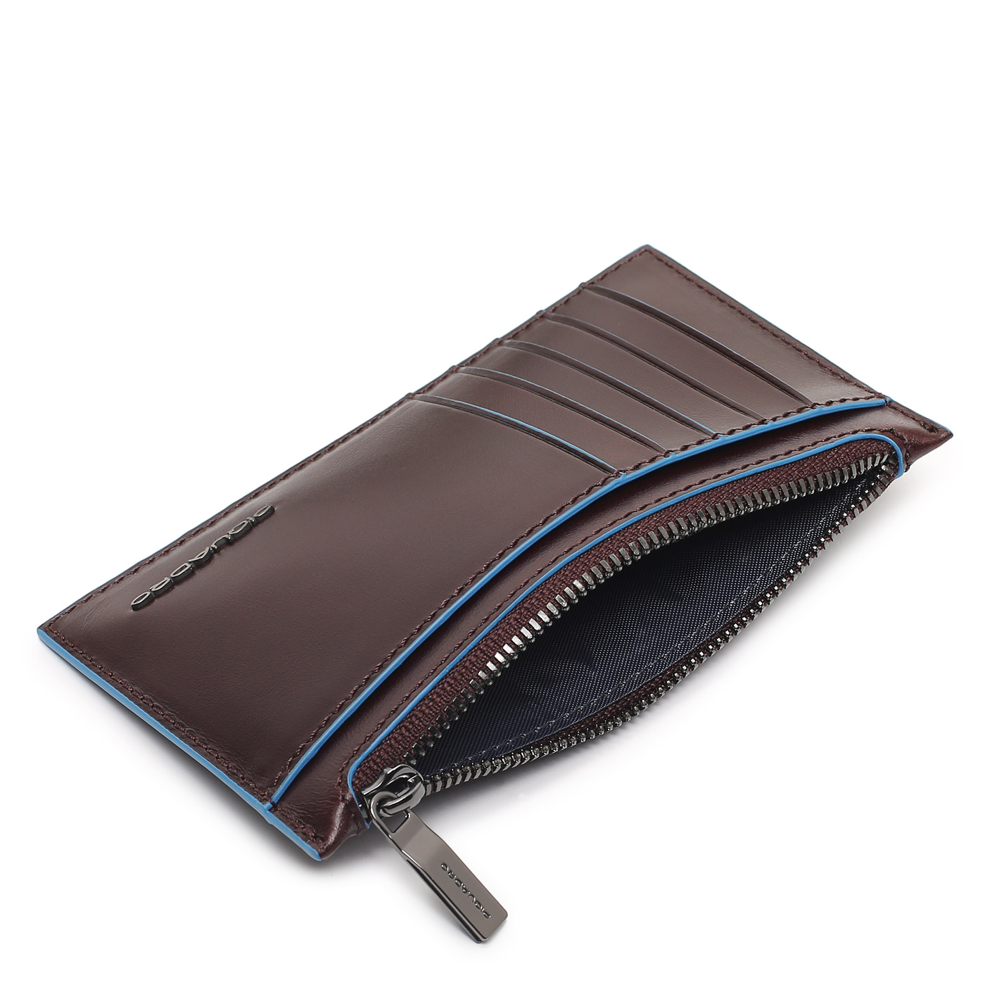 Кожаная визитница Piquadro Blue square
