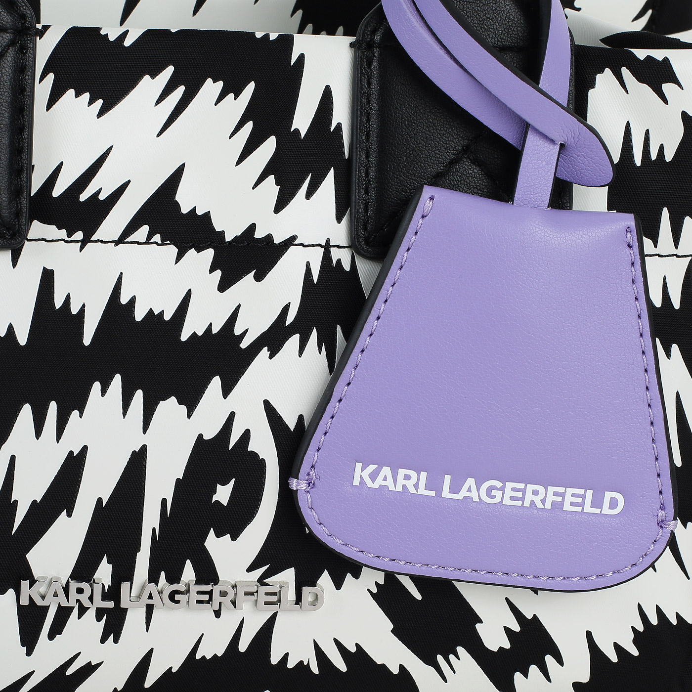 Сумка с двумя ручками Karl Lagerfeld Zebra