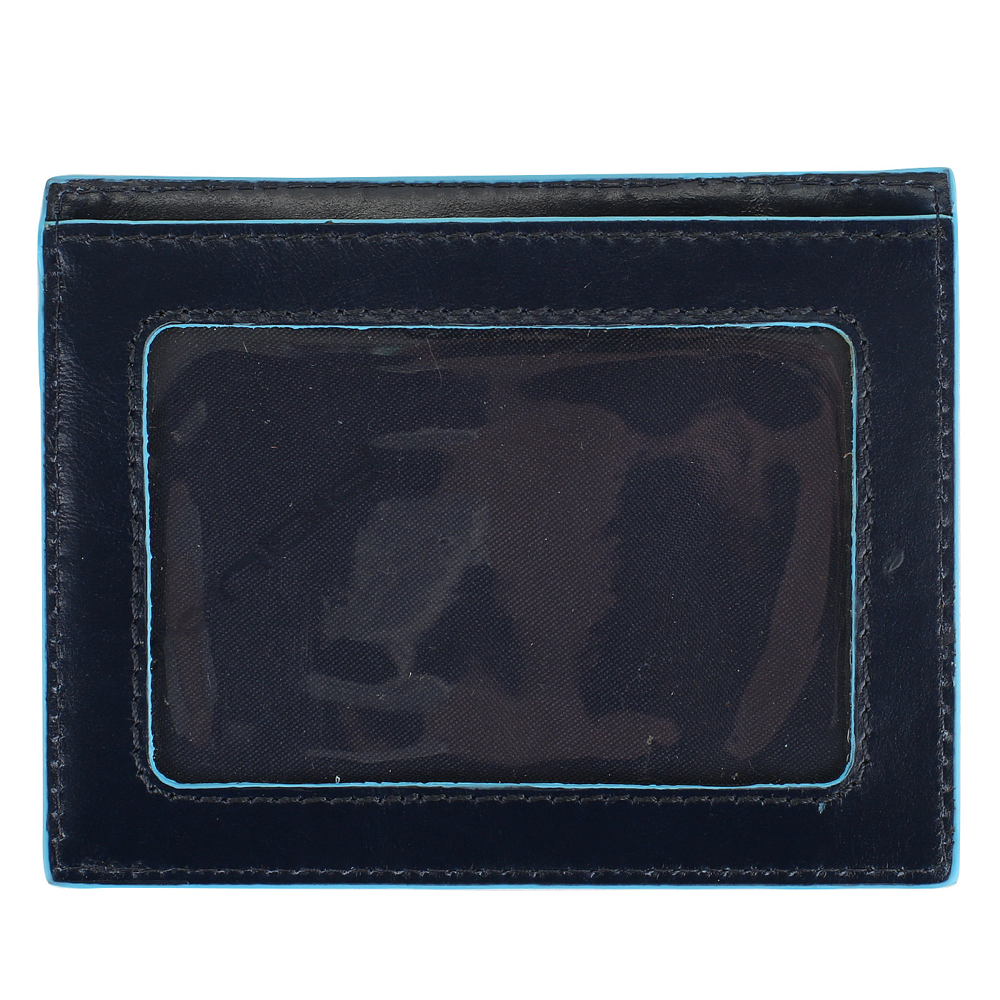 Портмоне из гладкой кожи Piquadro Blue square