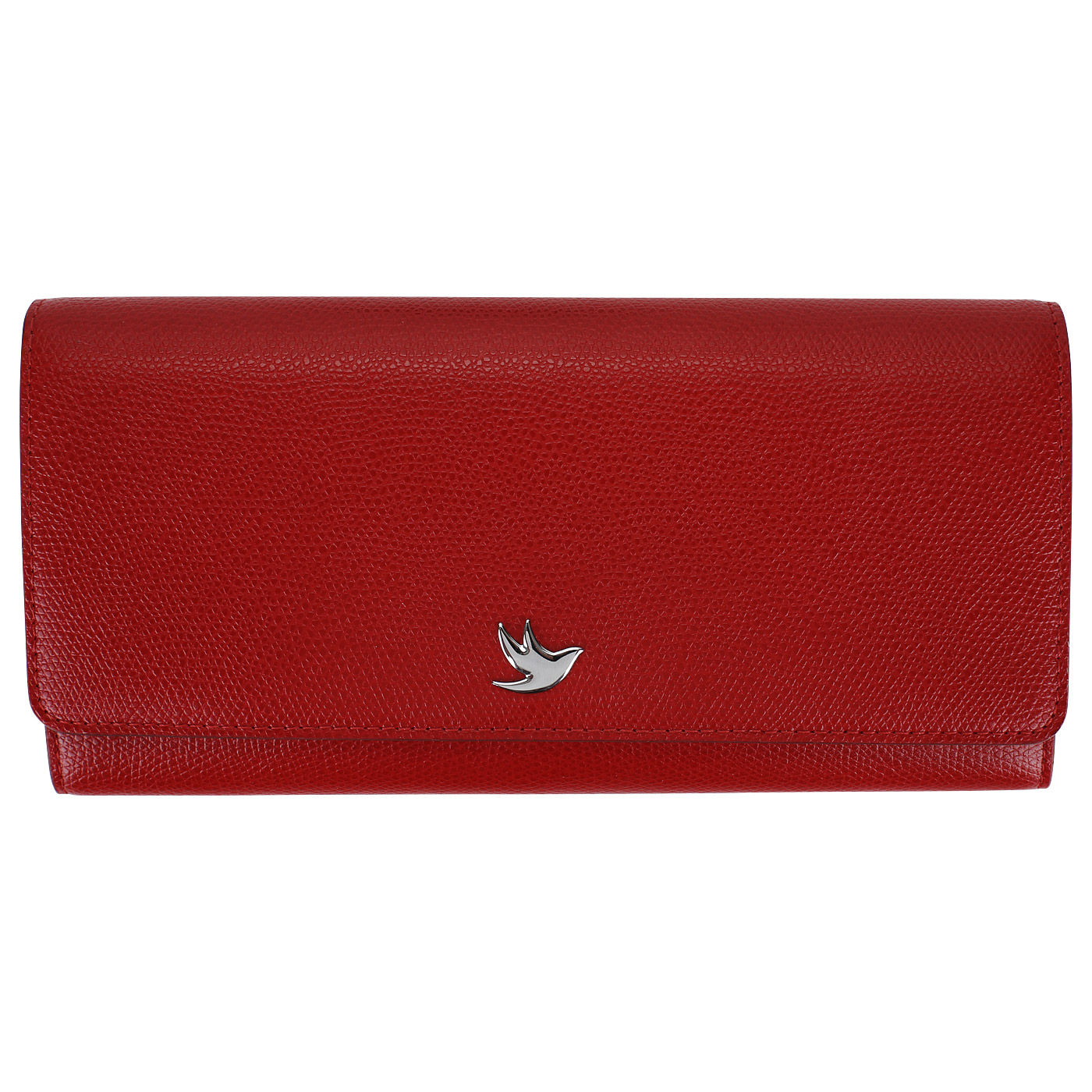 Aurelli Красное кожаное портмоне