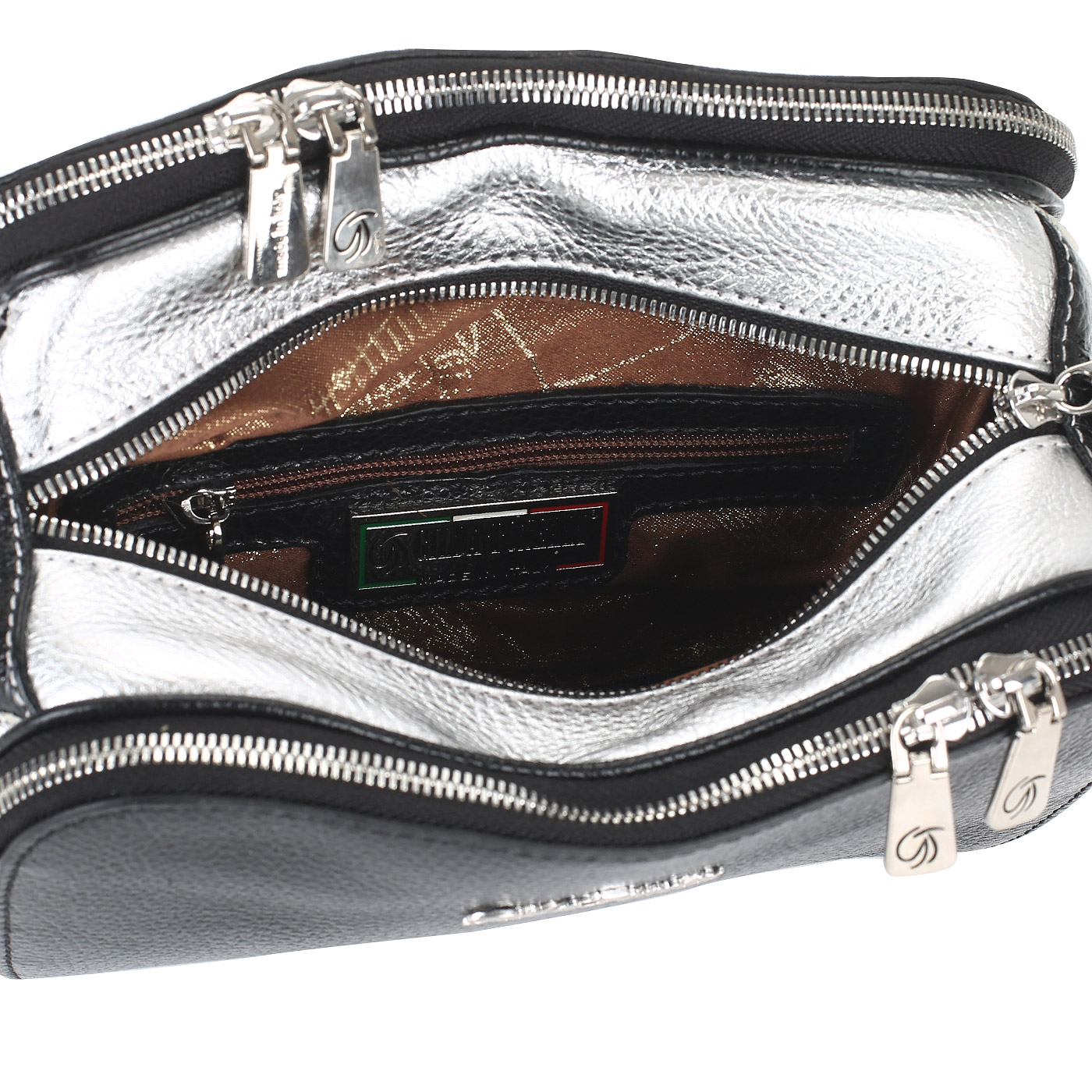 Сумка с тремя отделениями Gilda Tonelli Niag Lux Lam