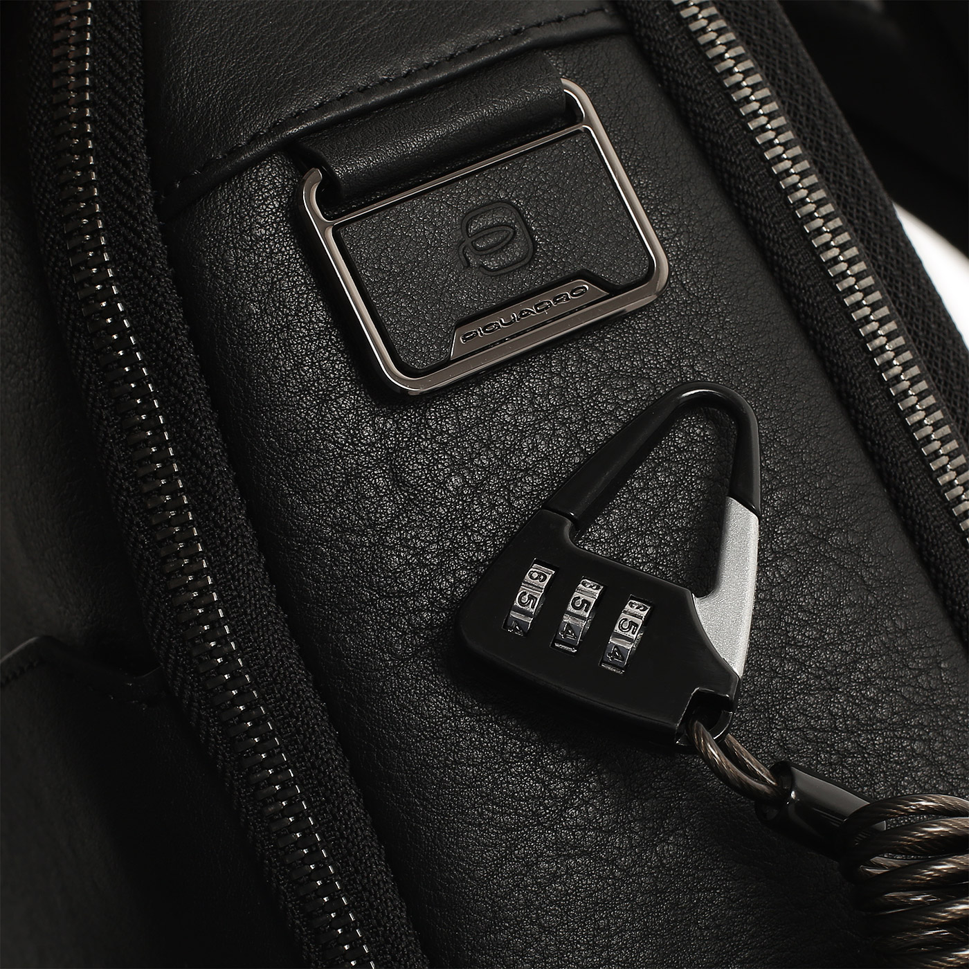 Кожаный рюкзак Piquadro Black square