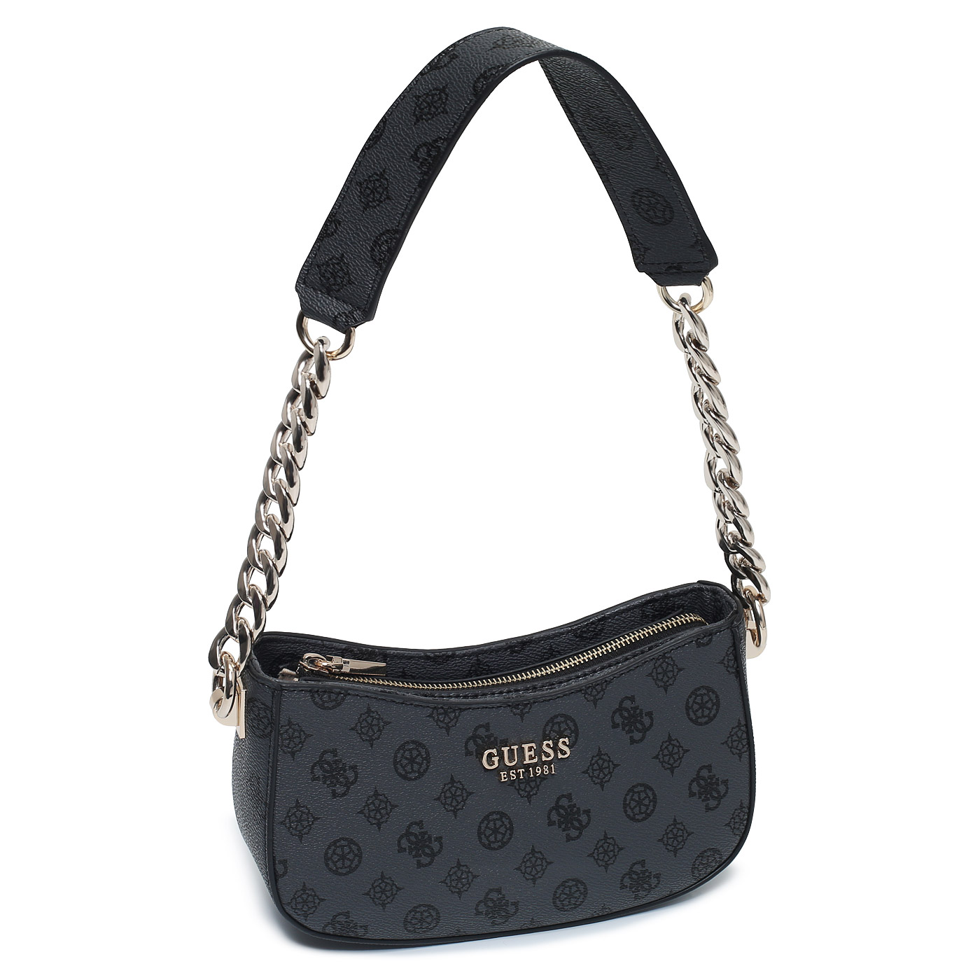 Сумка с ручкой-цепью Guess Evelune