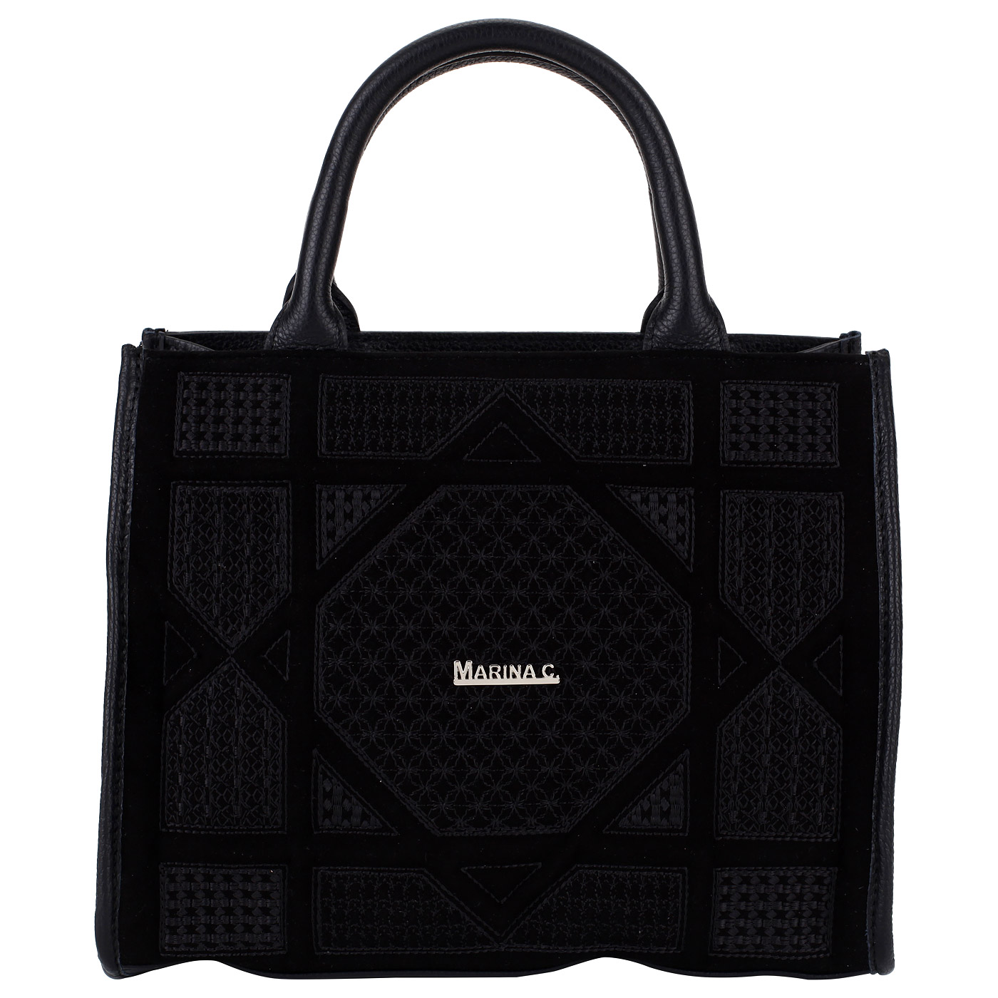 Marina Creazioni Сумка из кожи и замши