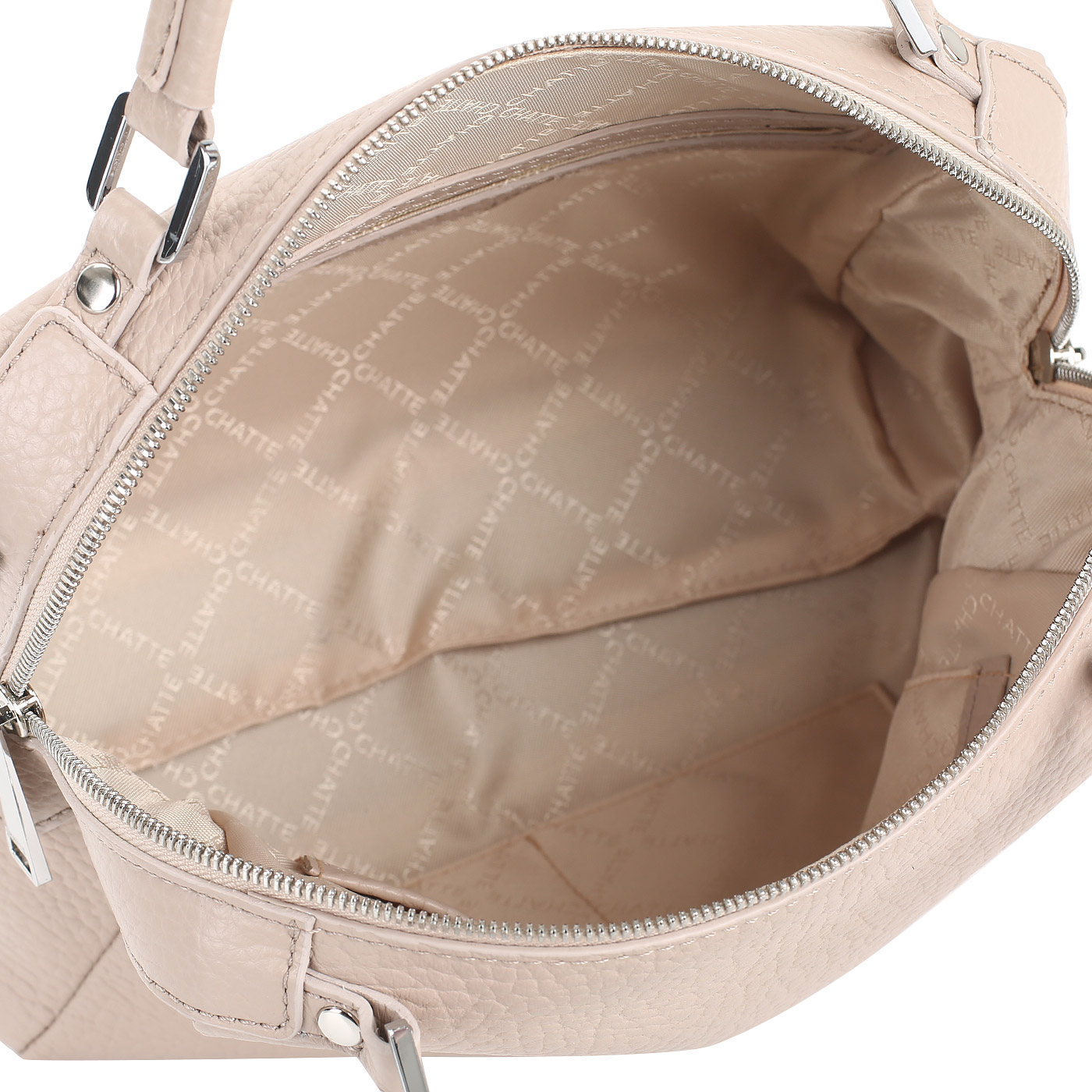 Розово-бежевая сумка Chatte Marseille