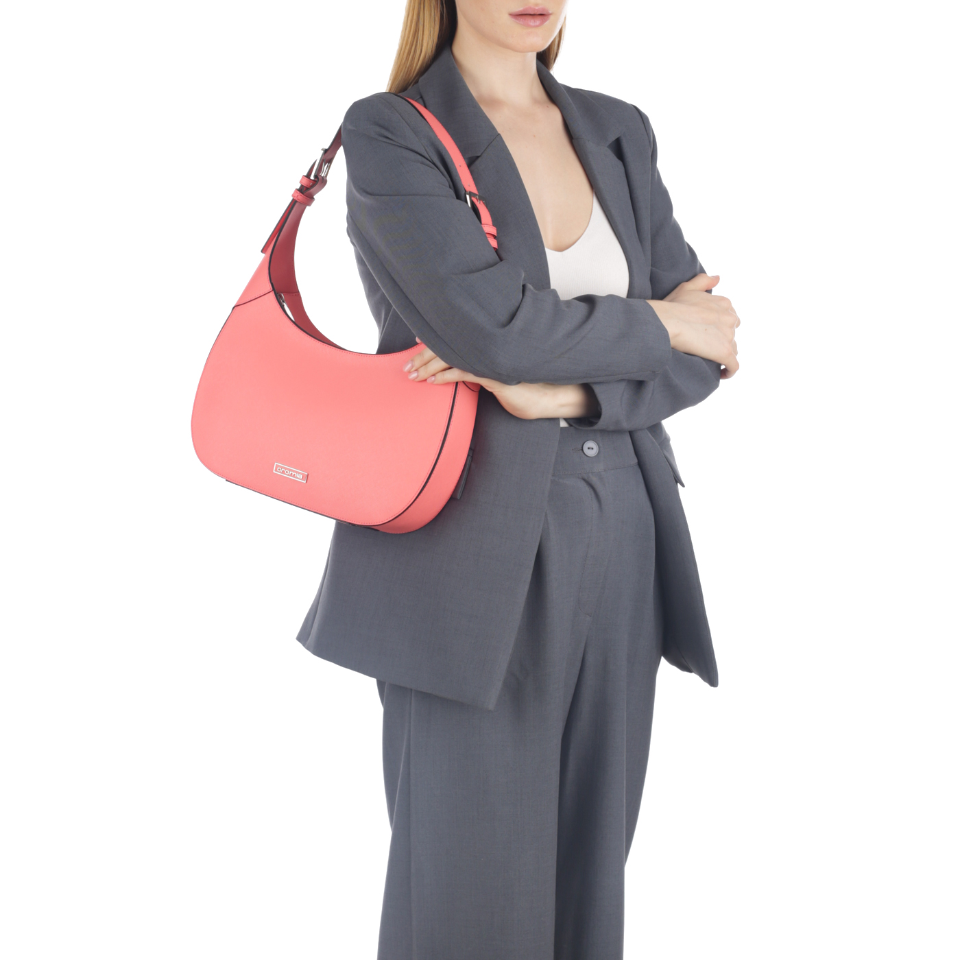 Кожаная сафьяновая сумка Cromia Perla