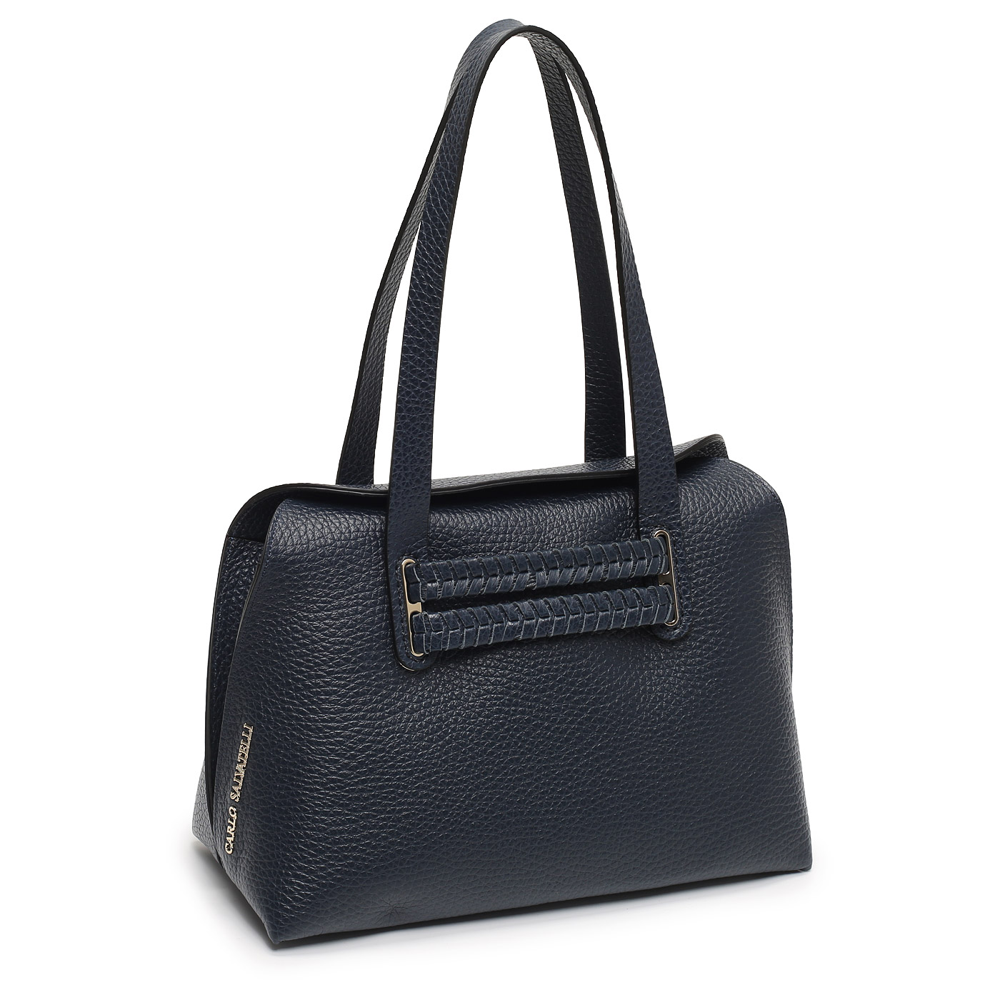 Кожаная сумка Carlo Salvatelli Charlotte cervino