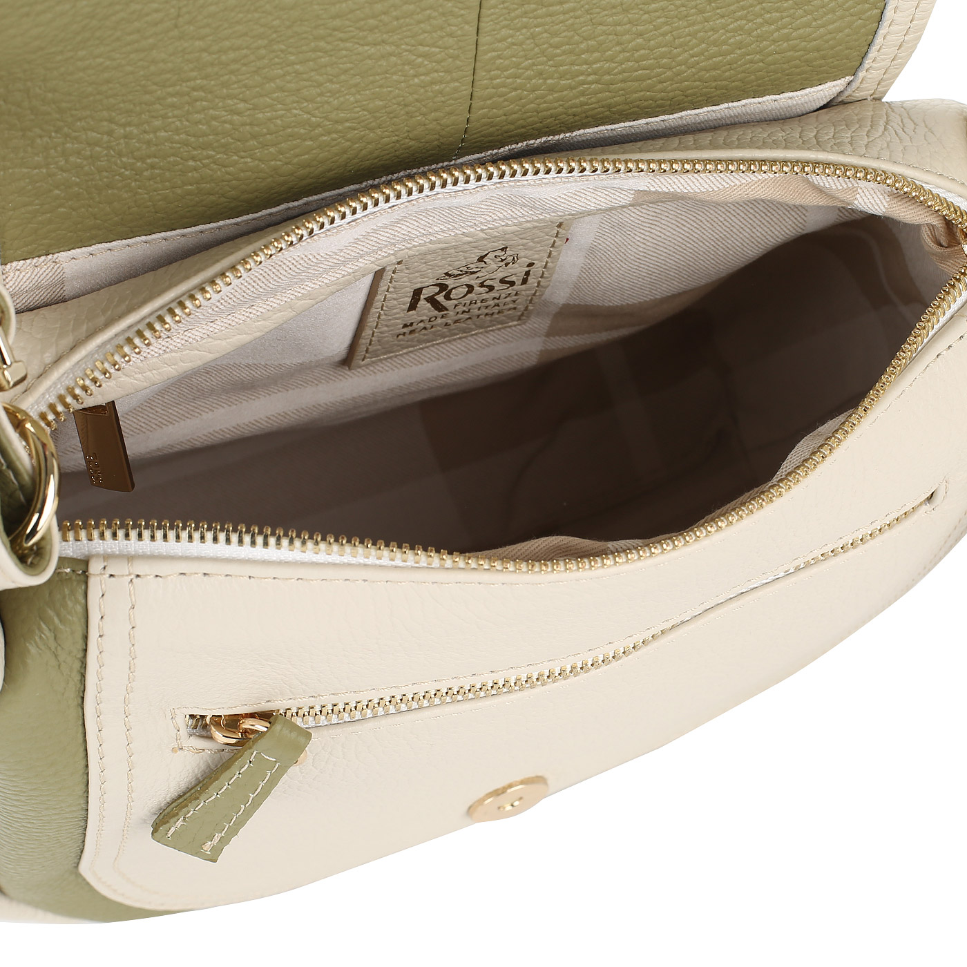 Кожаная сумка через плечо Bruno Rossi 