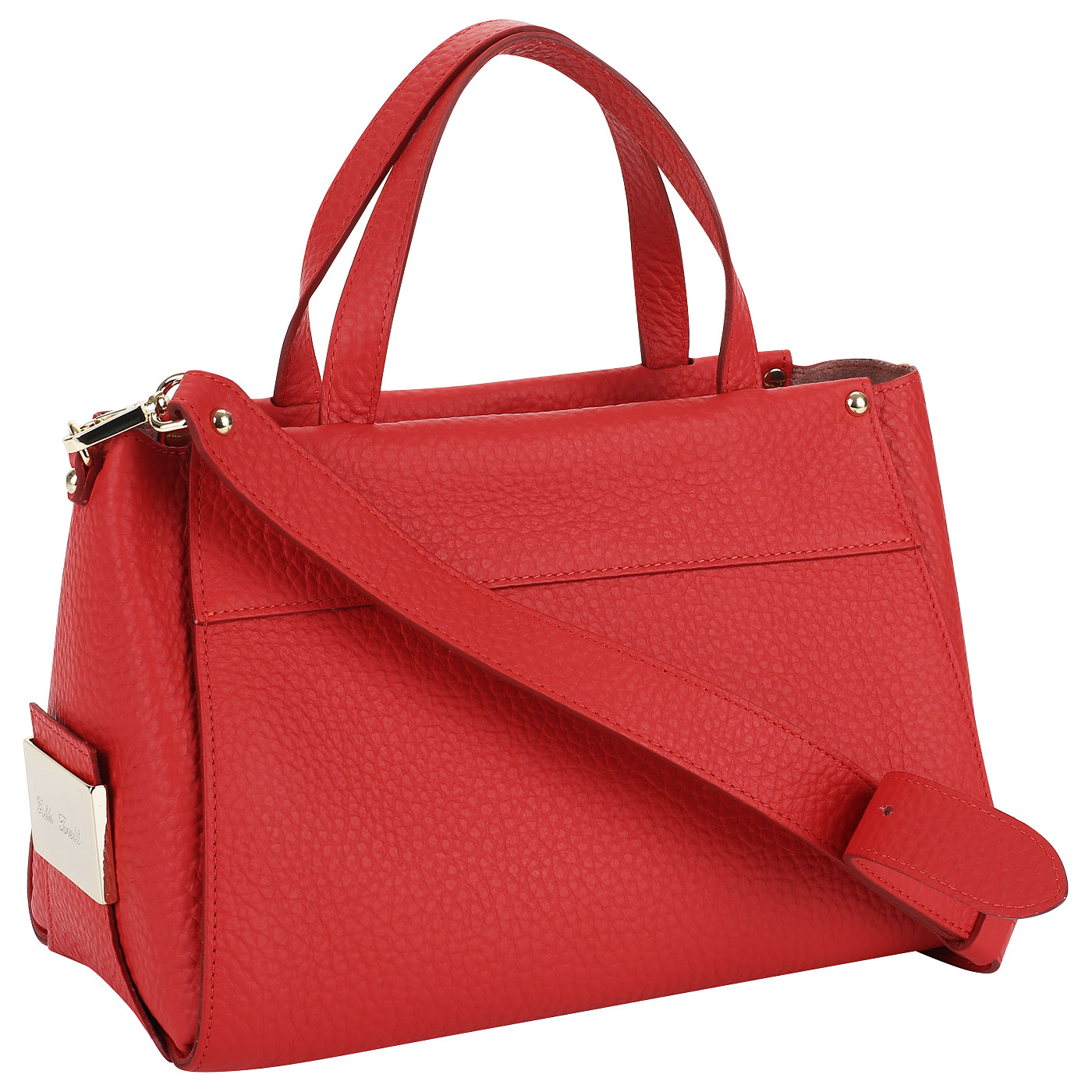 Красная кожаная сумка Gilda Tonelli King Eco