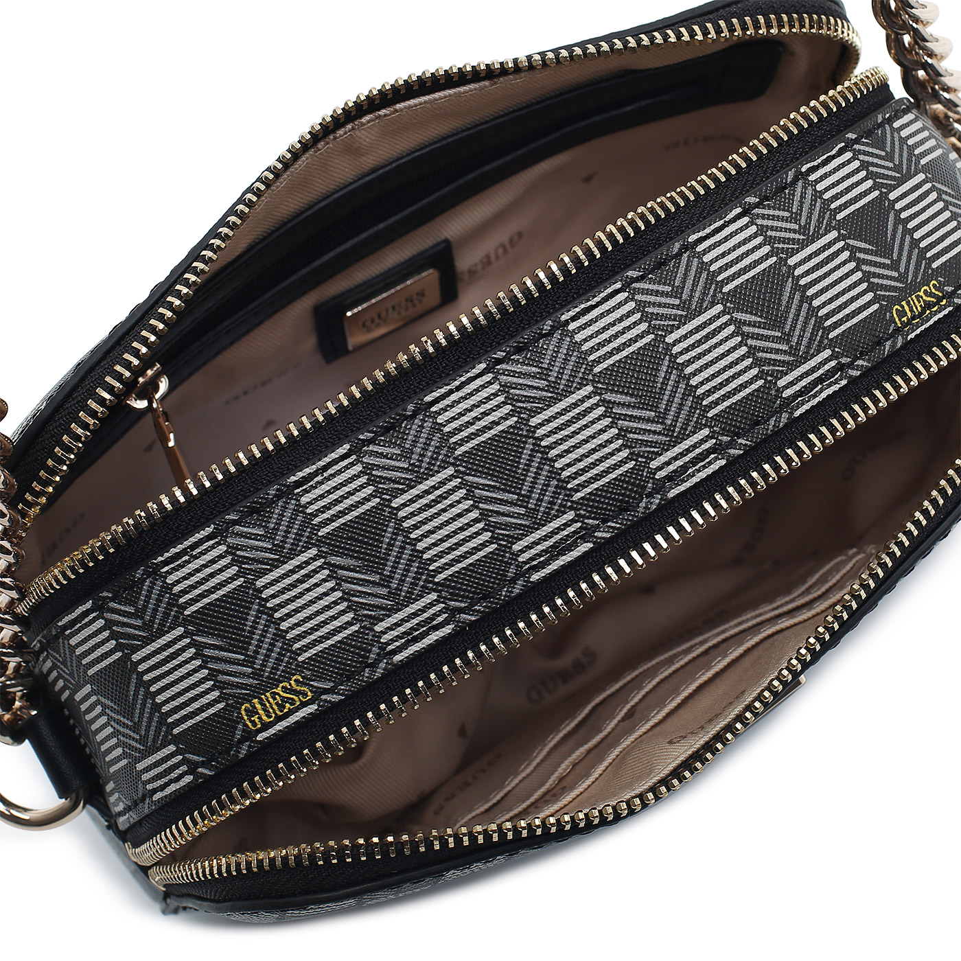 Сумка через плечо с цепочкой Guess G Wave Zip