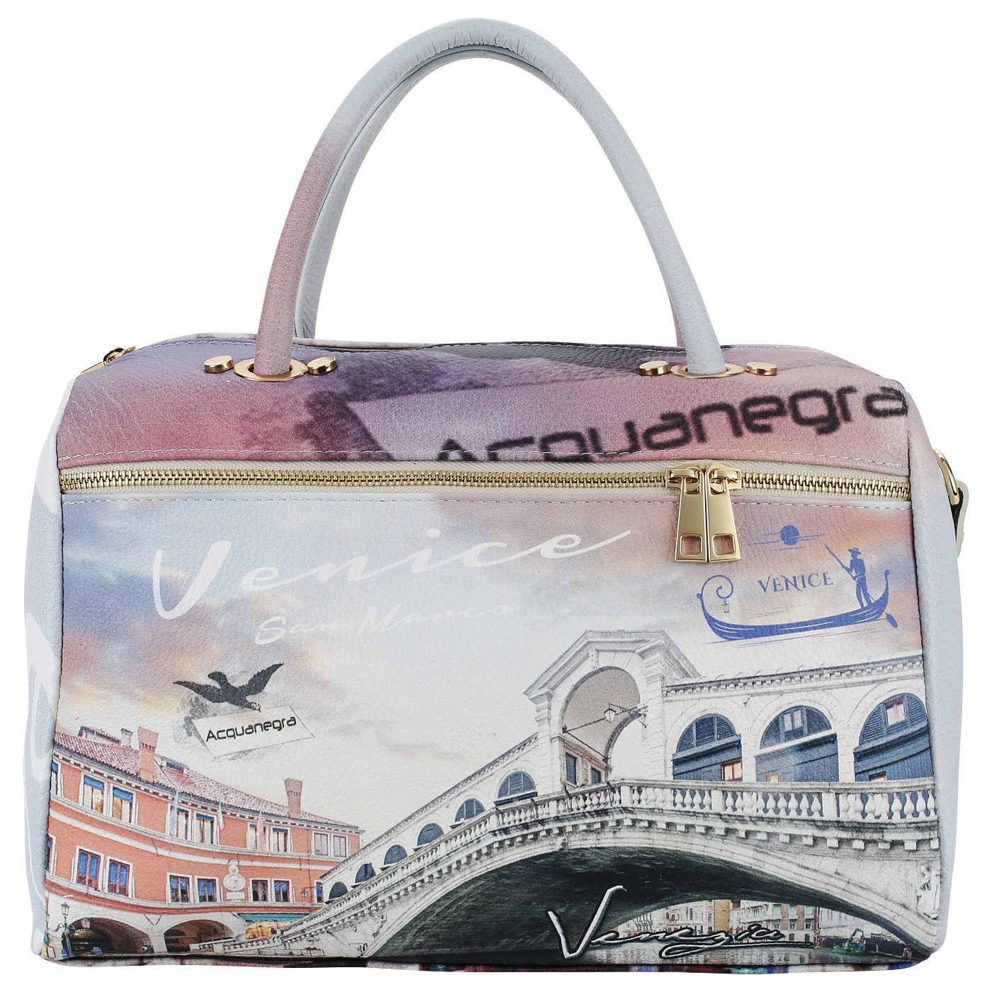 Acquanegra Вместительная сумка на молнии