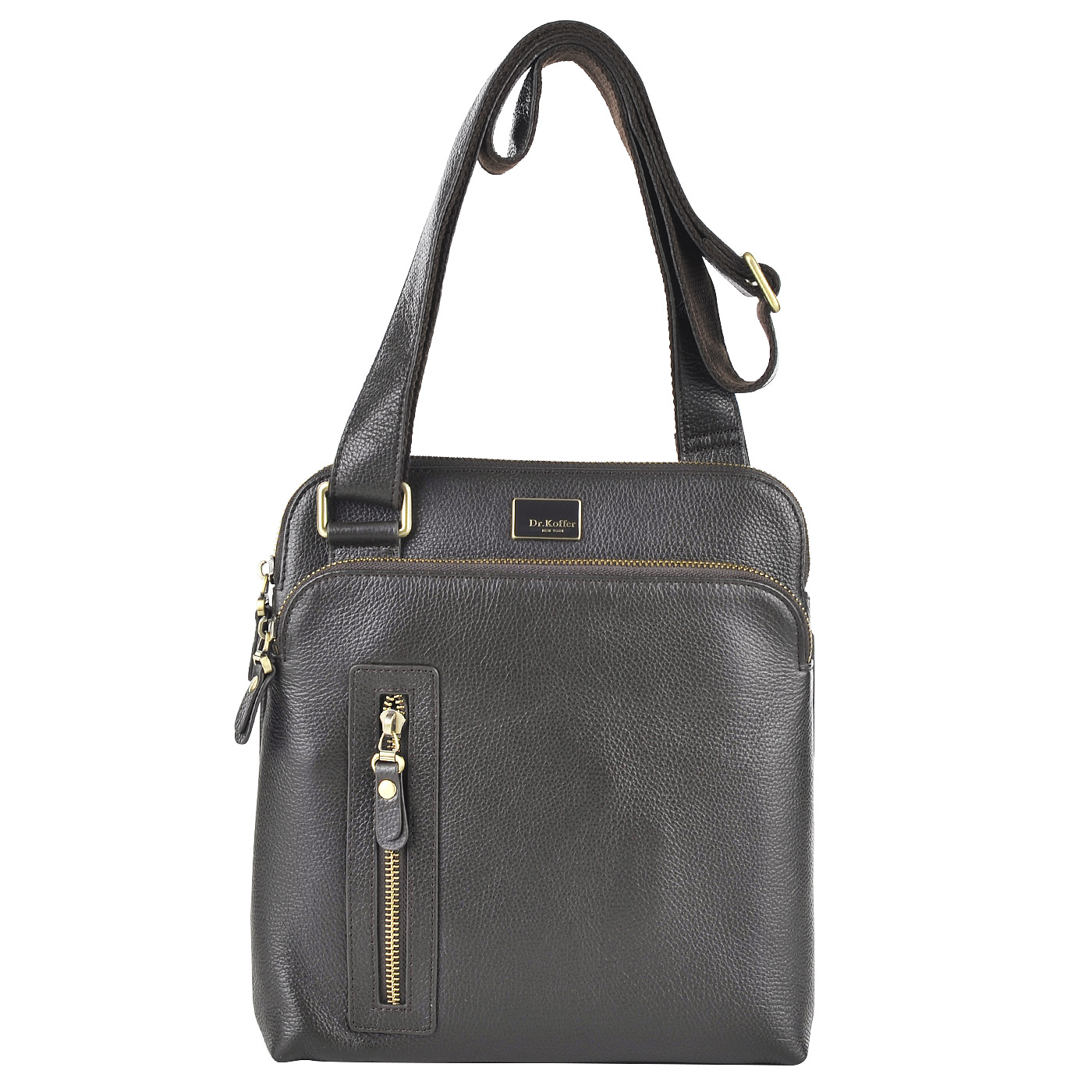 Dr. Koffer Мужская кожаная сумка через плечо
