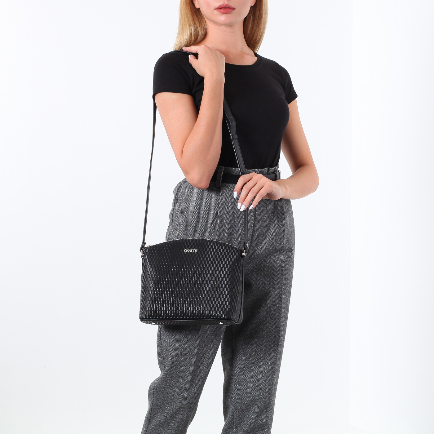 Кожаная сумка через плечо Chatte Lille