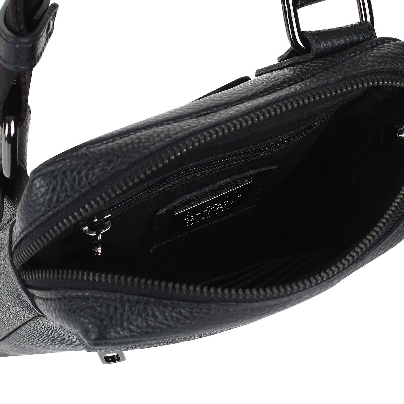 Сумка-планшет из черной кожи Ripani Urban