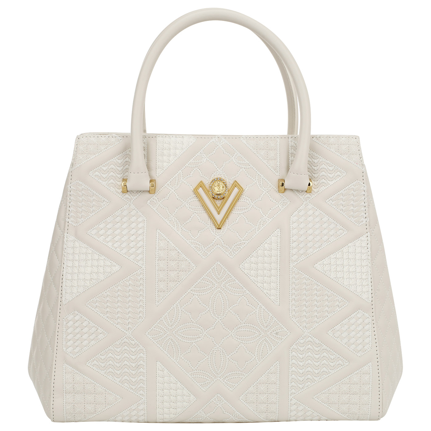 Valentino Orlandi Стеганая кожаная сумка