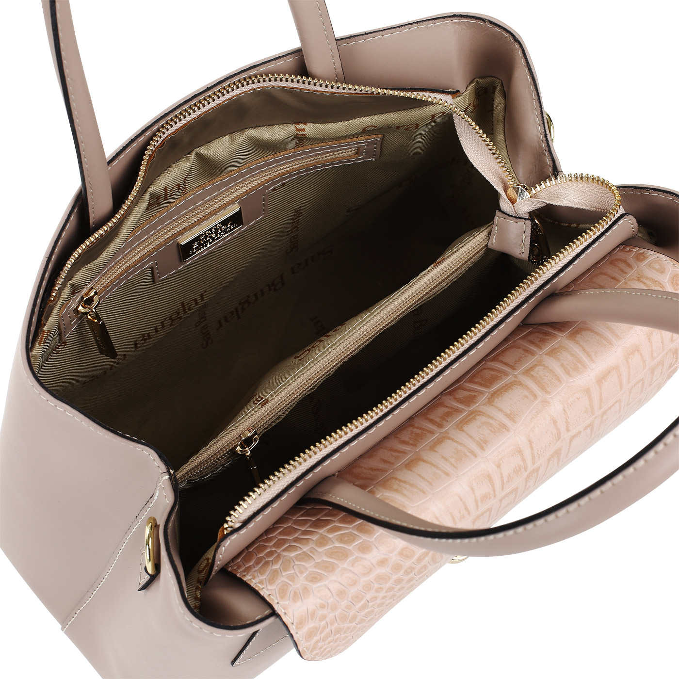 Кожаная сумка на молнии Sara Burglar Pamela Cocco