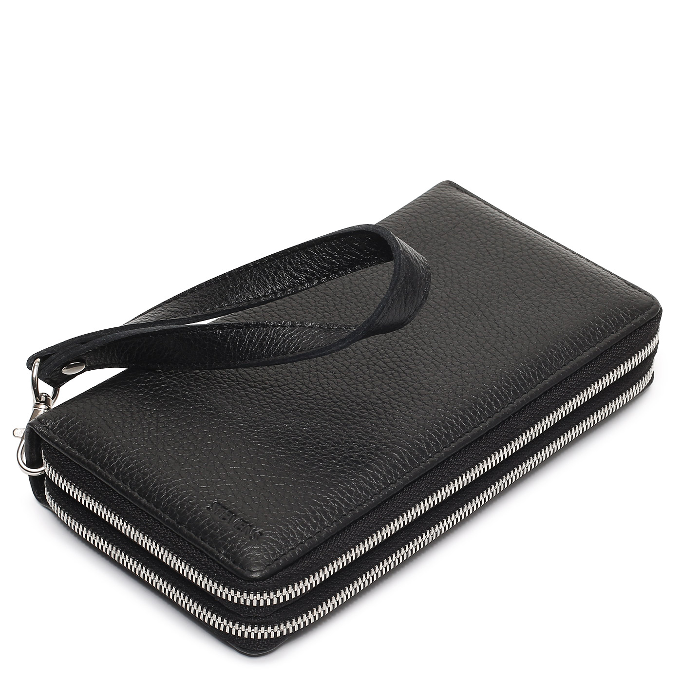 Кожаный клатч с двумя отделениями Stevens 